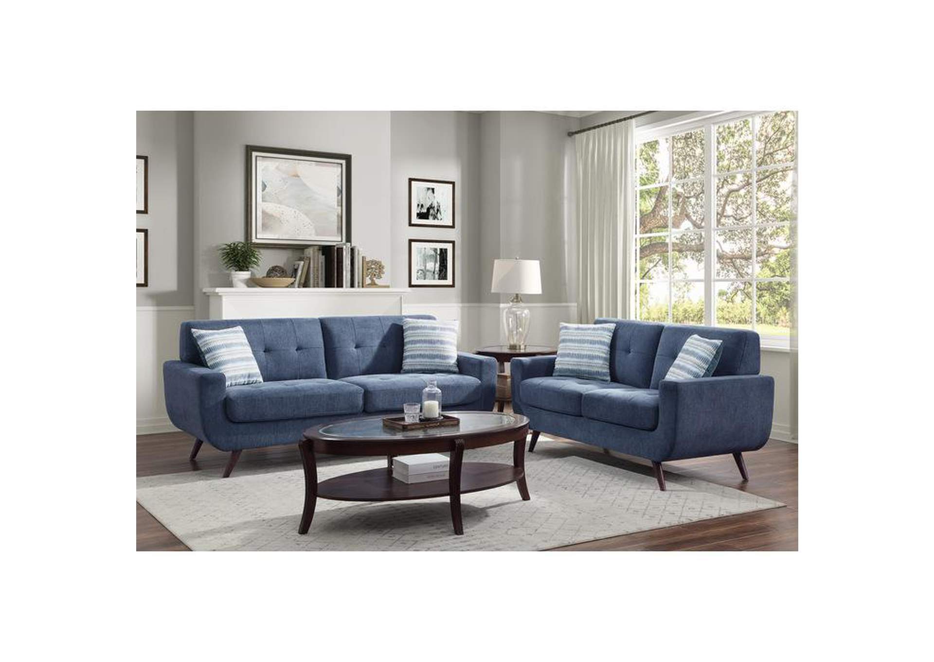 Amberley 2 Piece Sofa Set,Homelegance