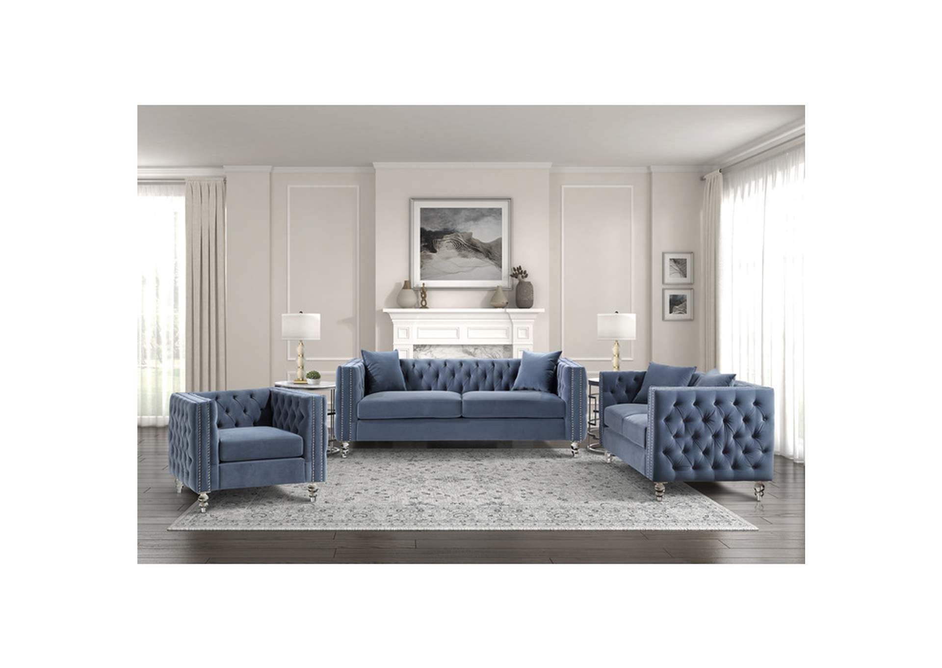 Orina Love Seat,Homelegance