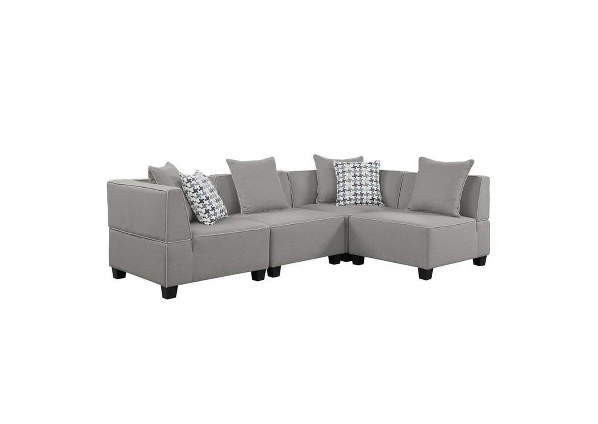 Jayne 4-Piece Modular Sectional,Homelegance