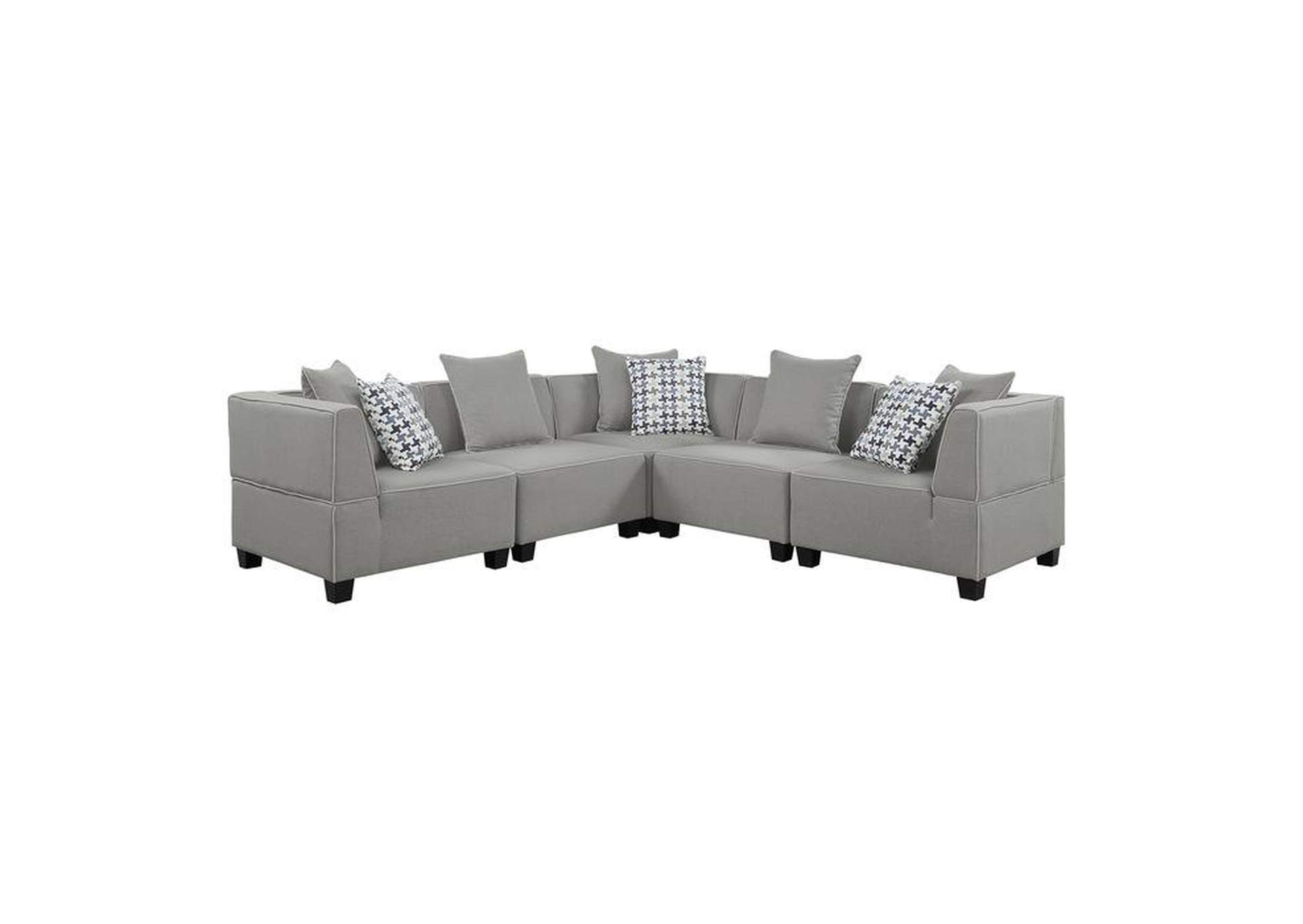 Jayne 5 Piece Modular Sectional,Homelegance