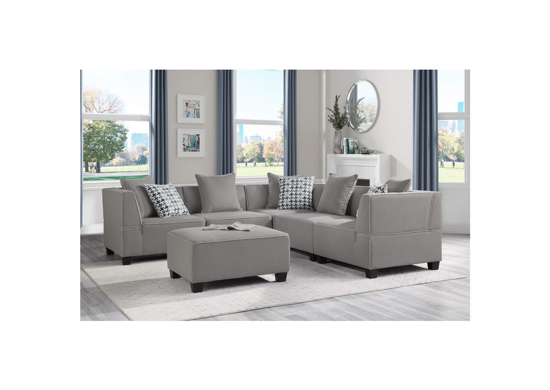 Jayne Ottoman,Homelegance