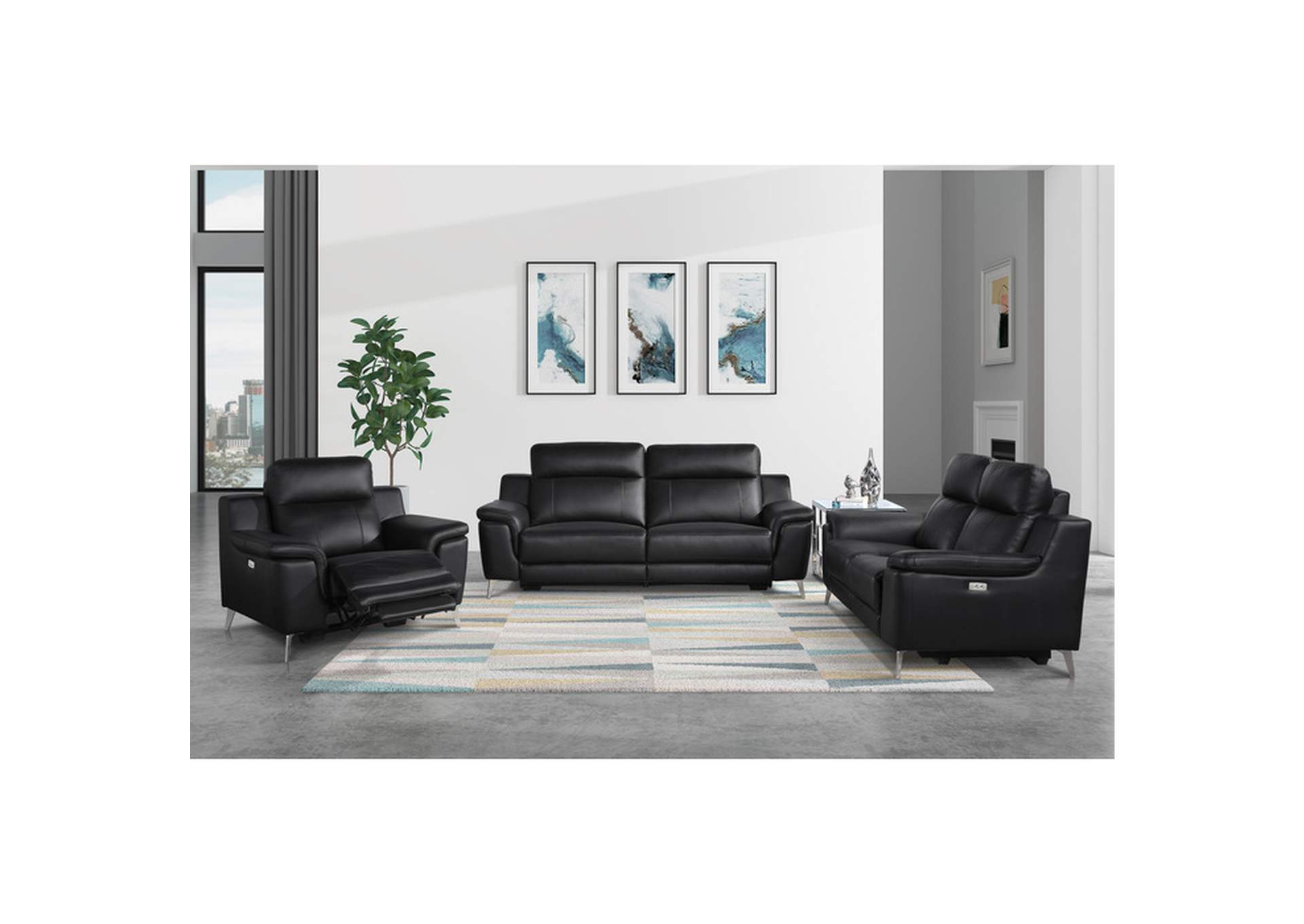 Antonio Power Reclining Chair,Homelegance