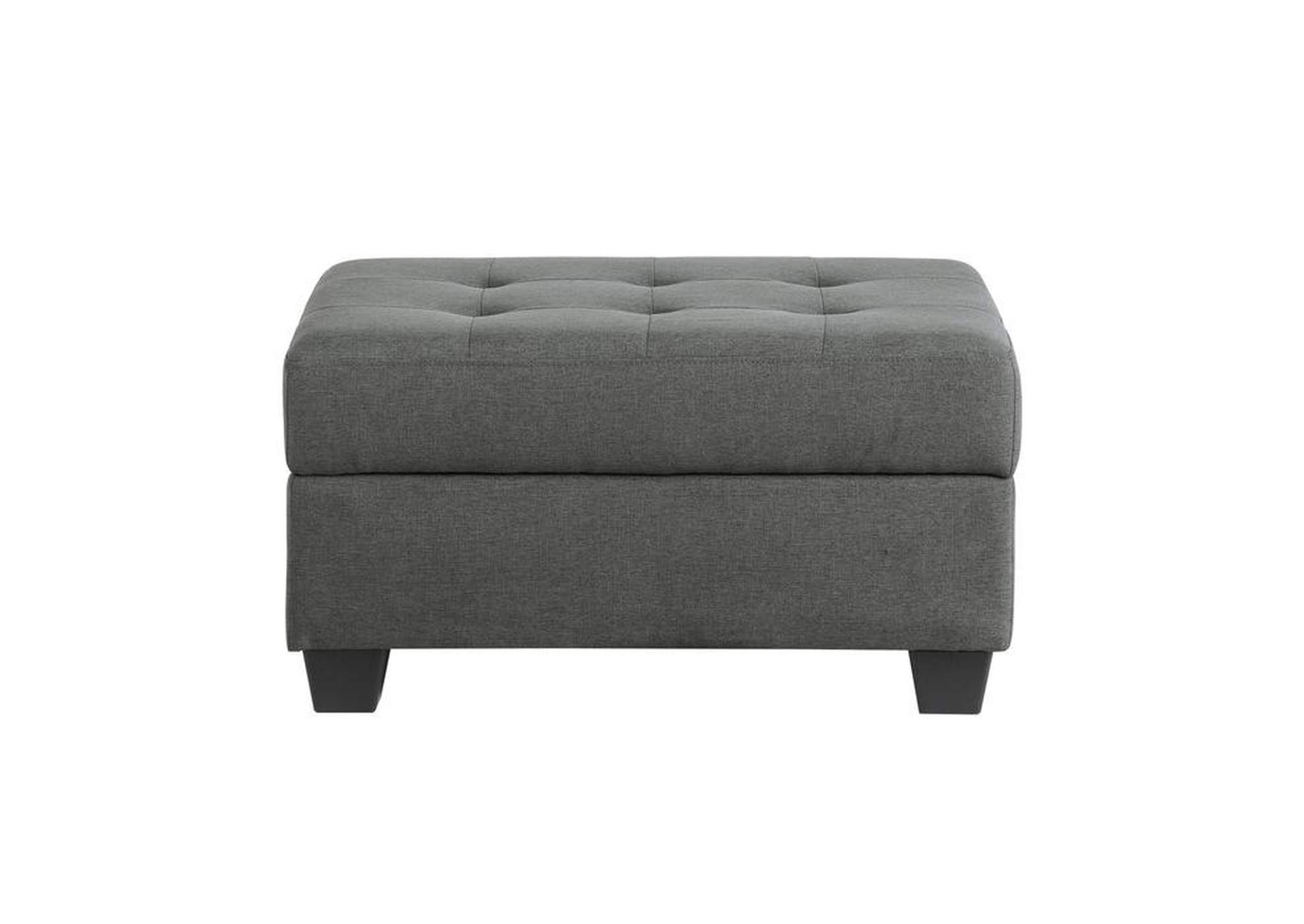 Dunstan Storage Ottoman,Homelegance