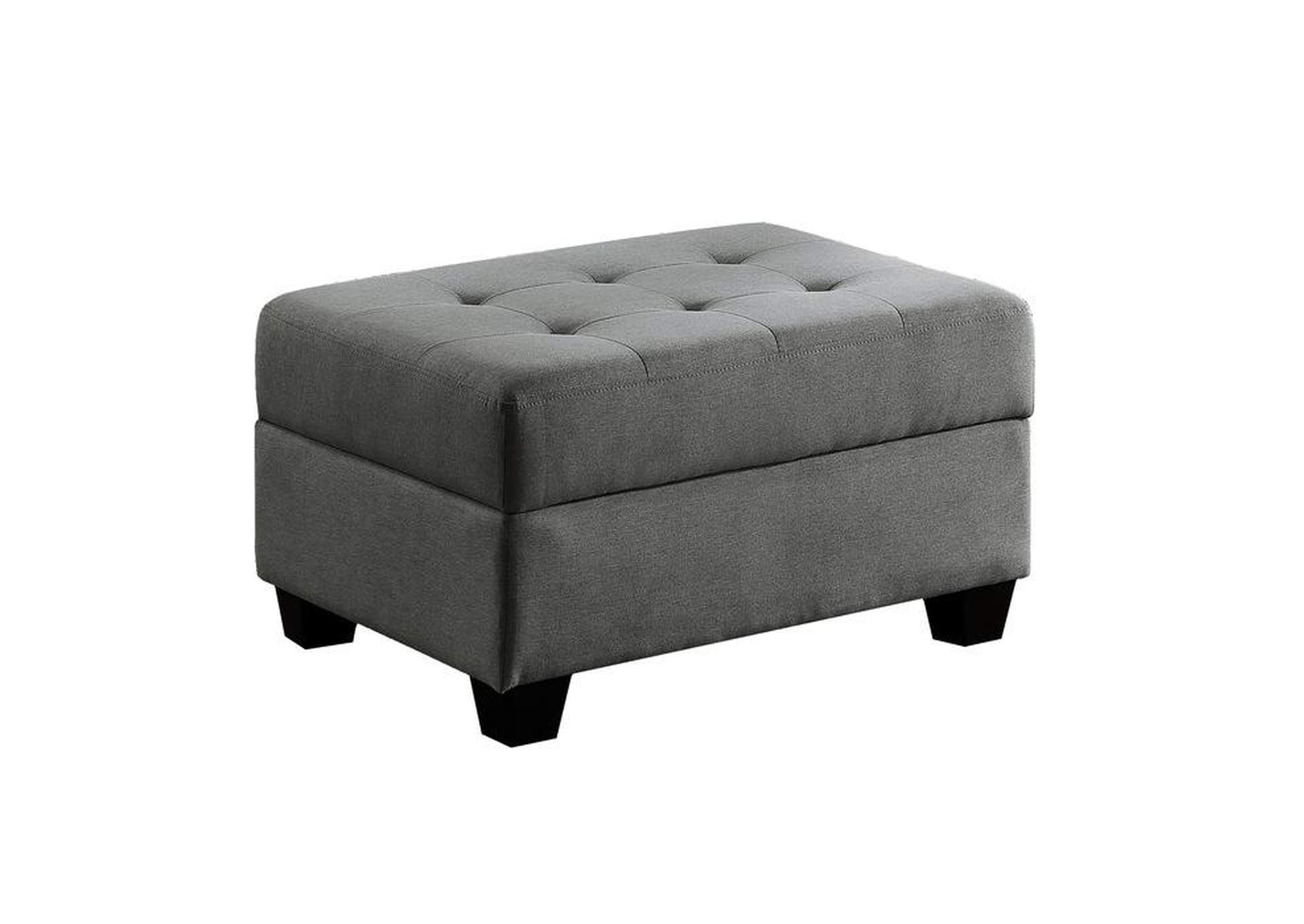 Dunstan Storage Ottoman,Homelegance