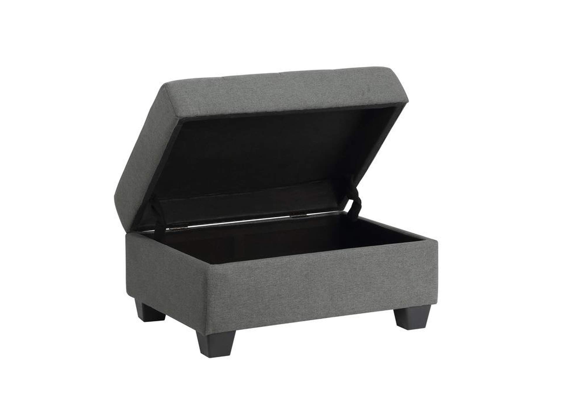 Dunstan Storage Ottoman,Homelegance