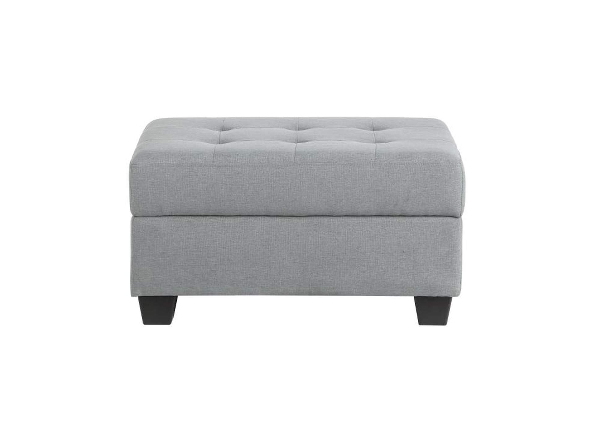 Dunstan Storage Ottoman,Homelegance