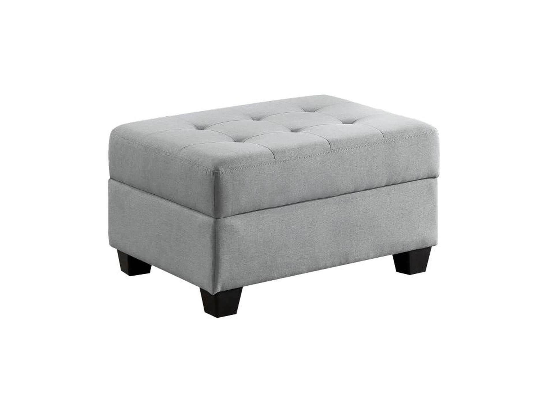 Dunstan Storage Ottoman,Homelegance