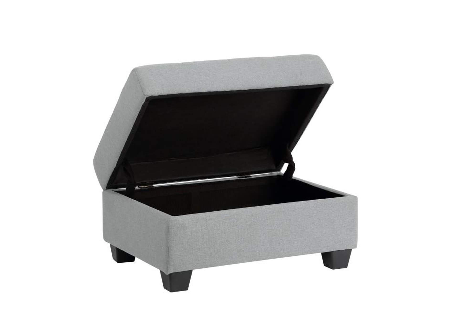 Dunstan Storage Ottoman,Homelegance