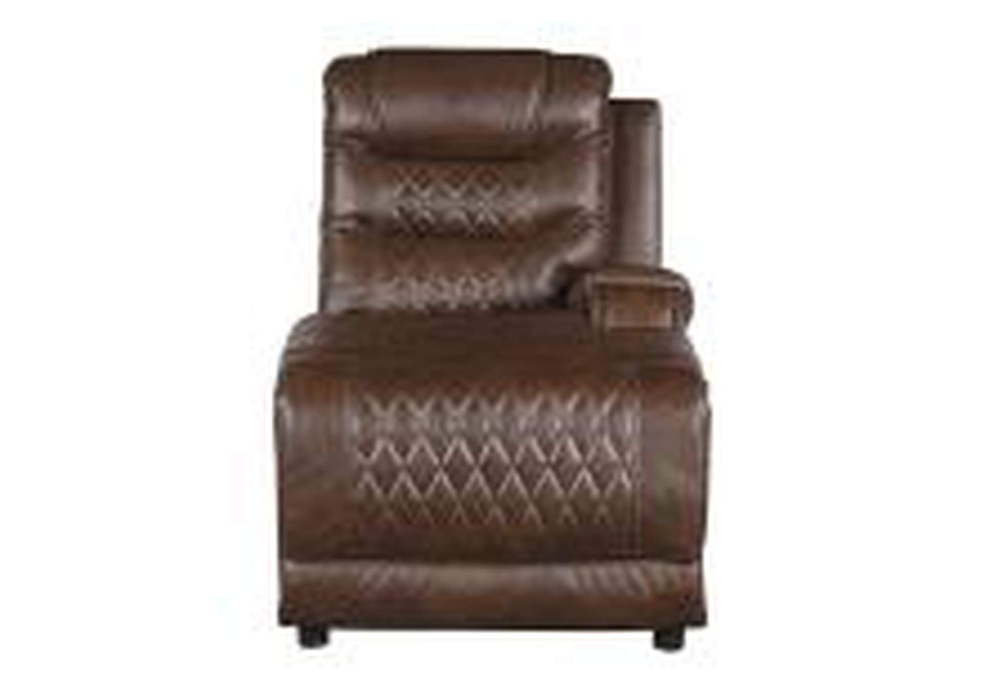 Putnam Power Right Side Reclining Chaise With Usb Port,Homelegance