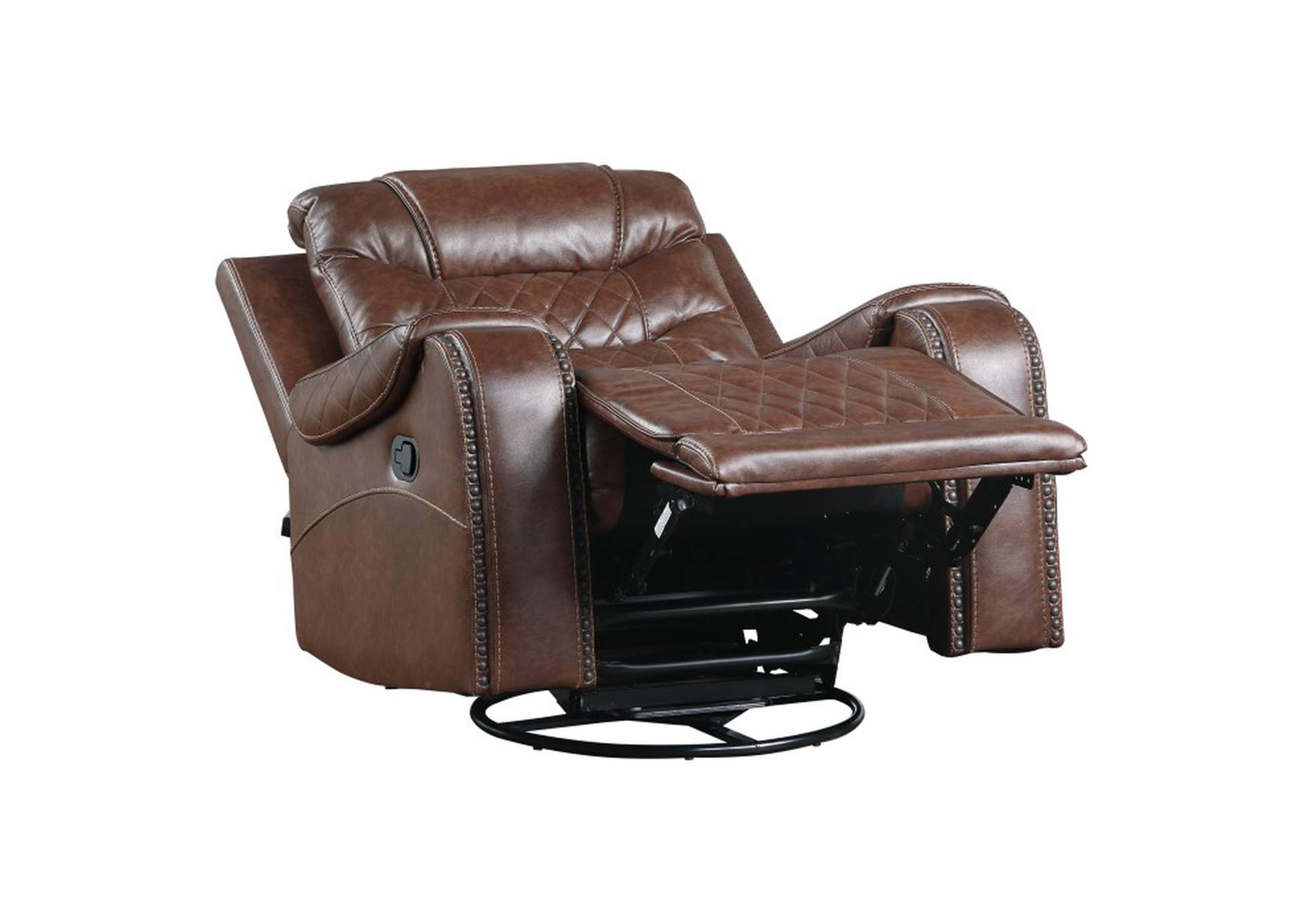 Putnam Swivel Glider Reclining Chair,Homelegance