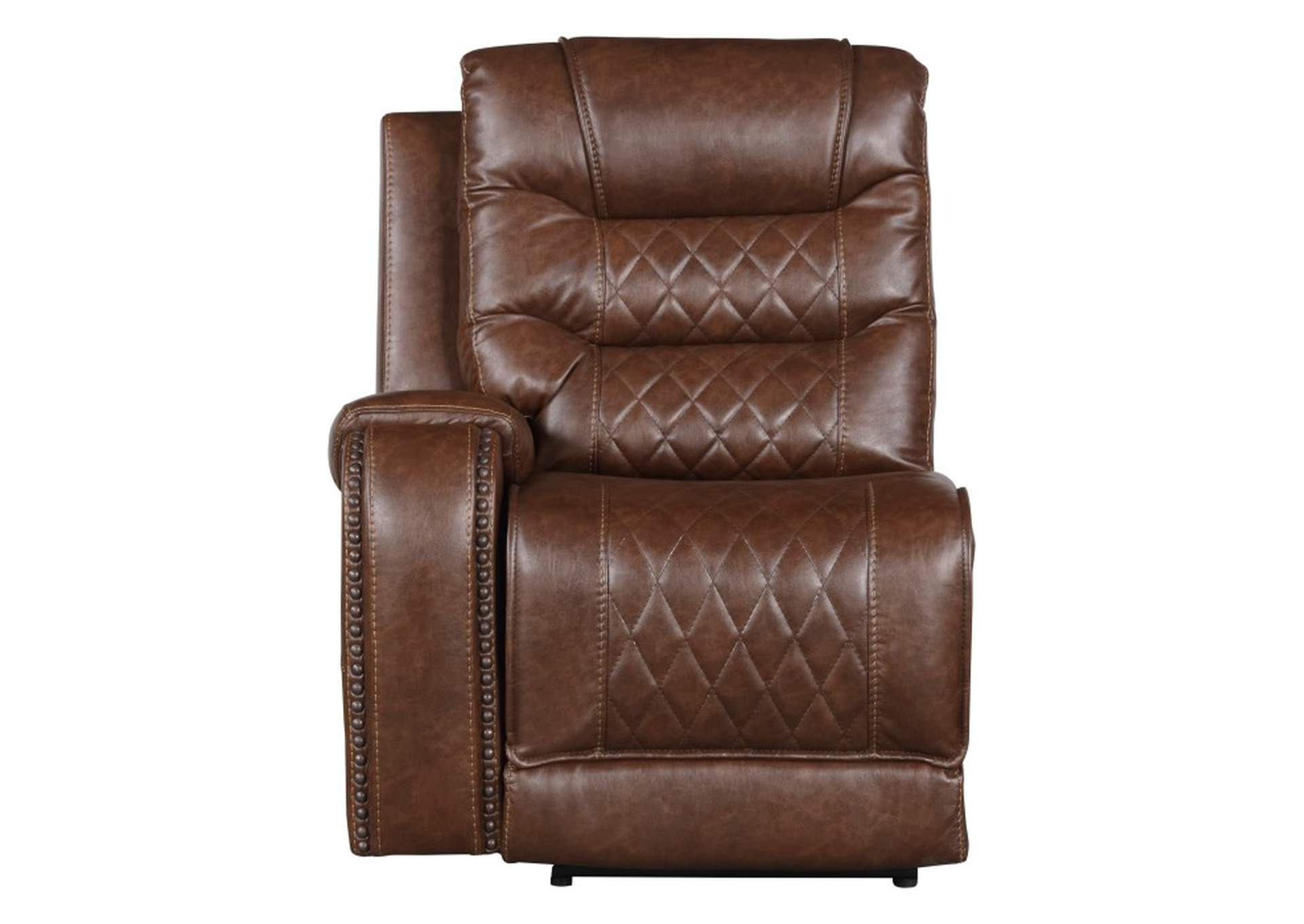 Putnam Power Left Side Reclining Chair With Usb Port,Homelegance