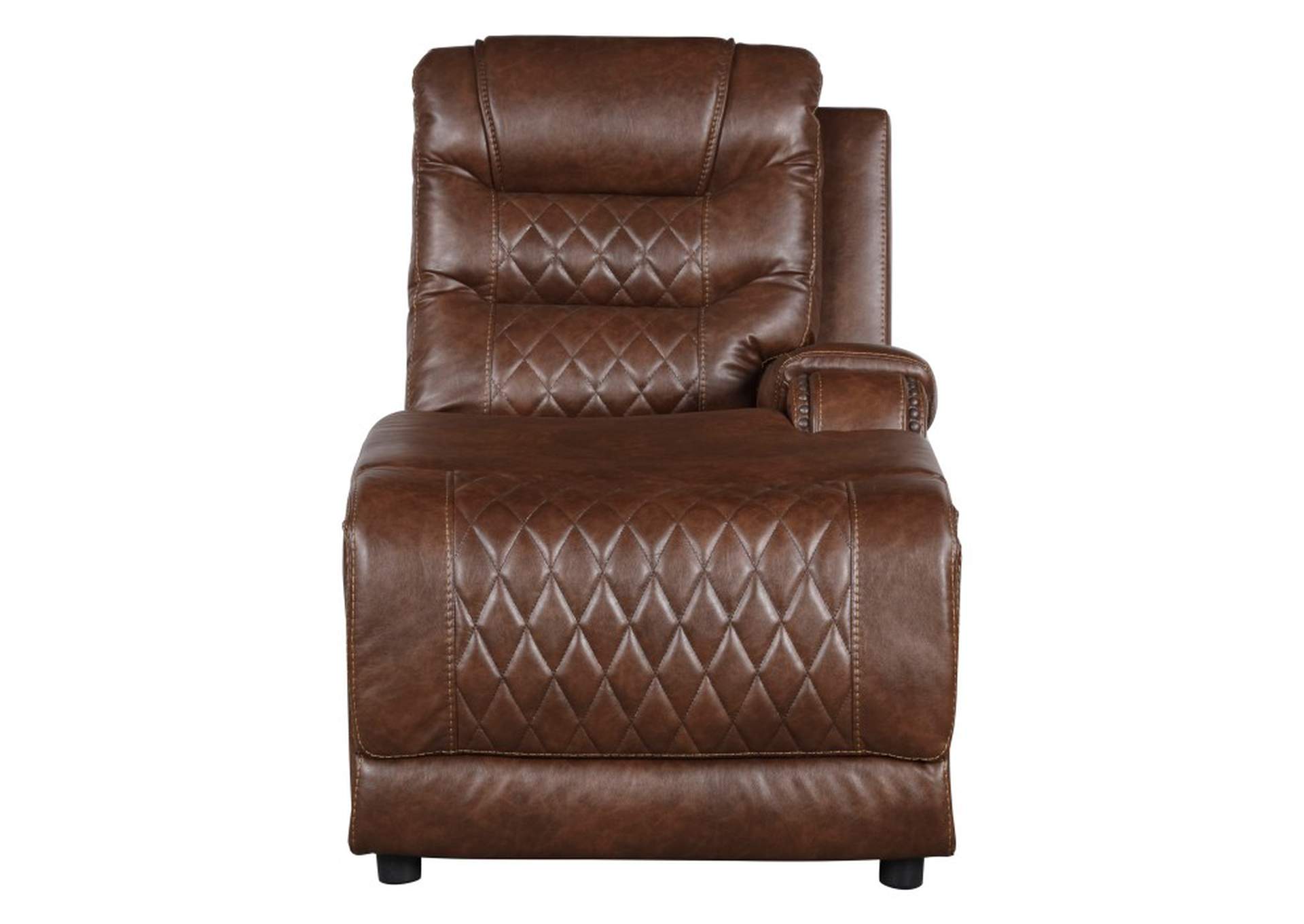 Putnam Power Right Side Reclining Chaise With Usb Port,Homelegance