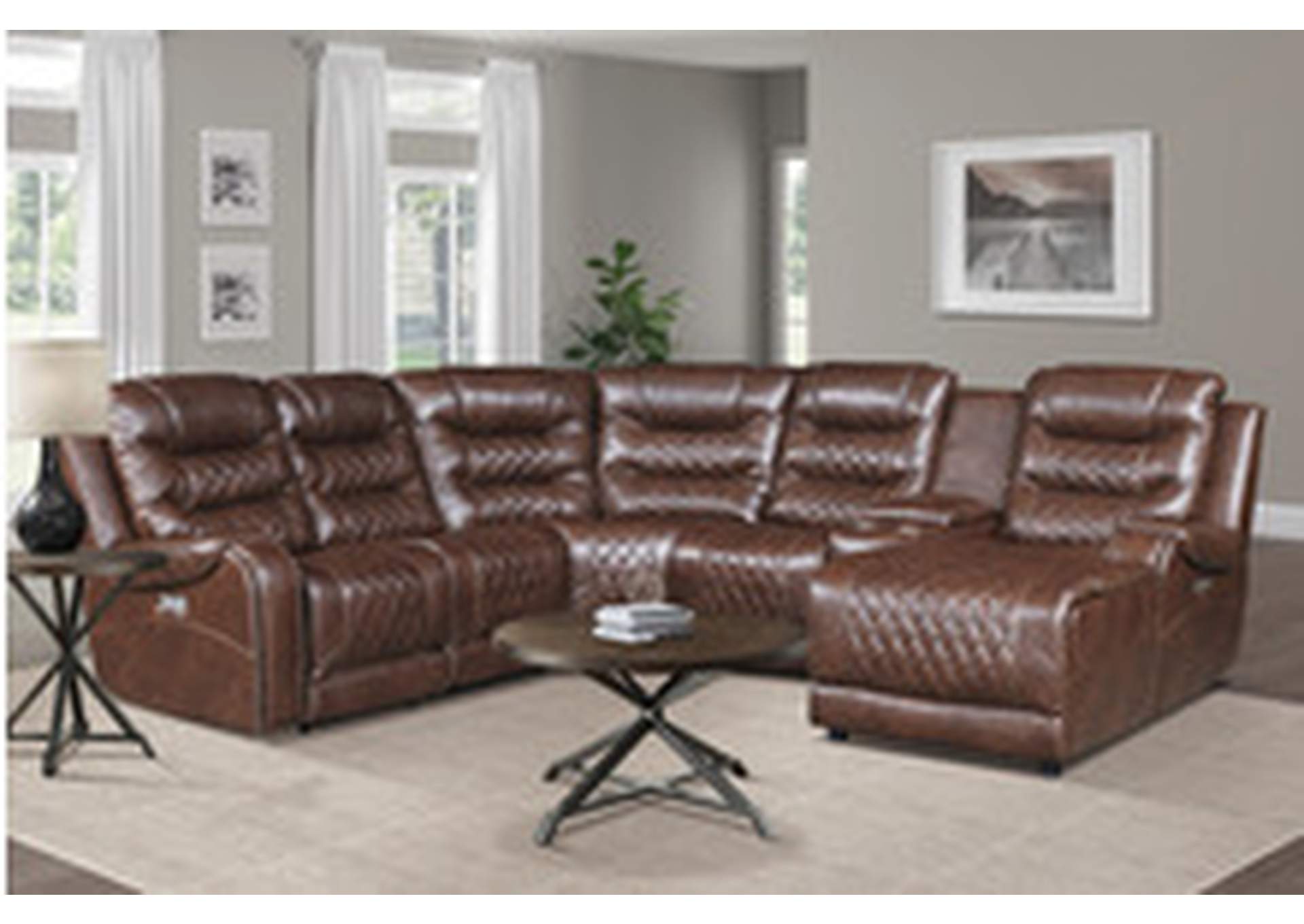 Putnam Power Left Side Reclining Chair With Usb Port,Homelegance