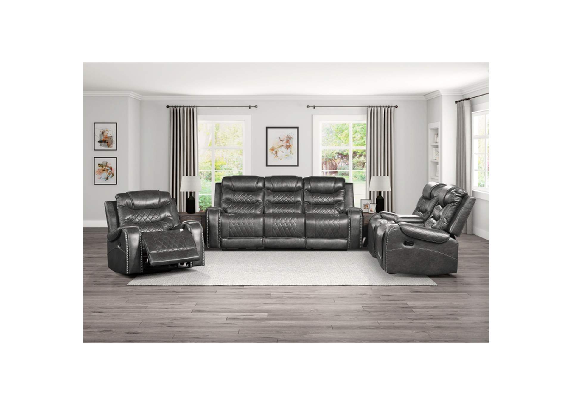 Putnam Swivel Glider Reclining Chair,Homelegance
