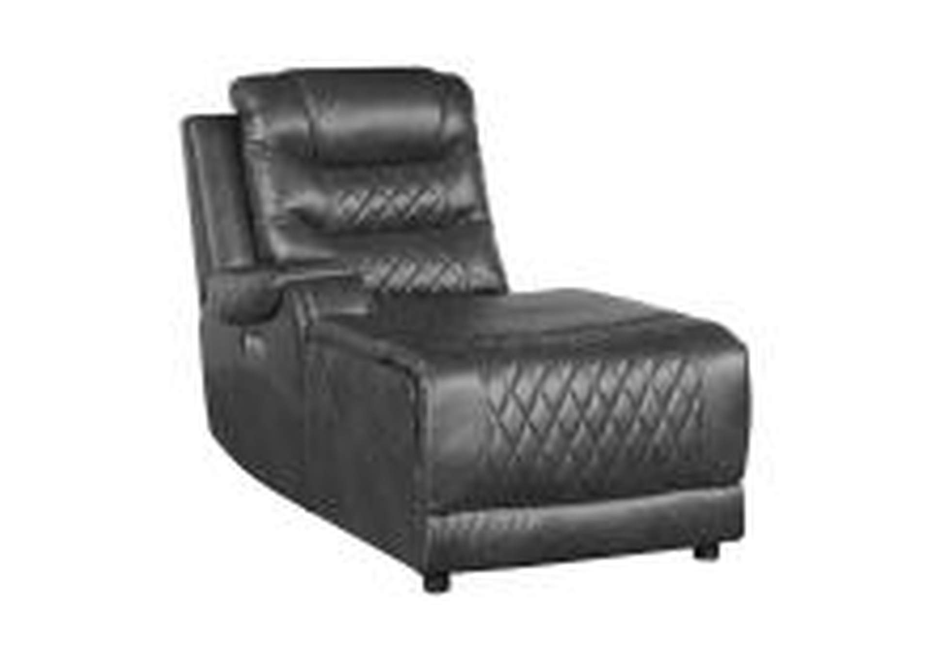 Putnam Power Left Side Reclining Chaise With Usb Port,Homelegance