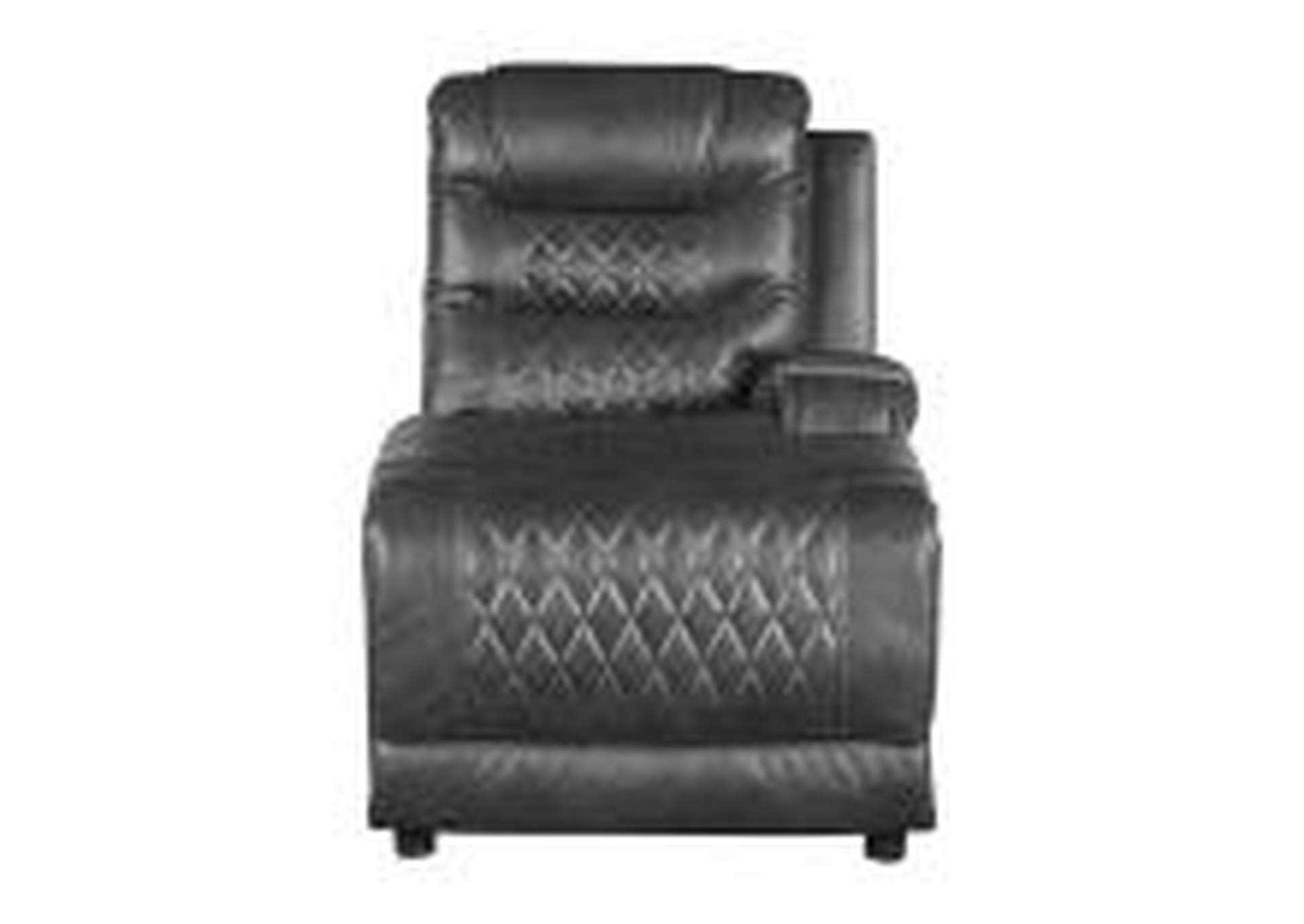 Putnam Power Right Side Reclining Chaise With Usb Port,Homelegance