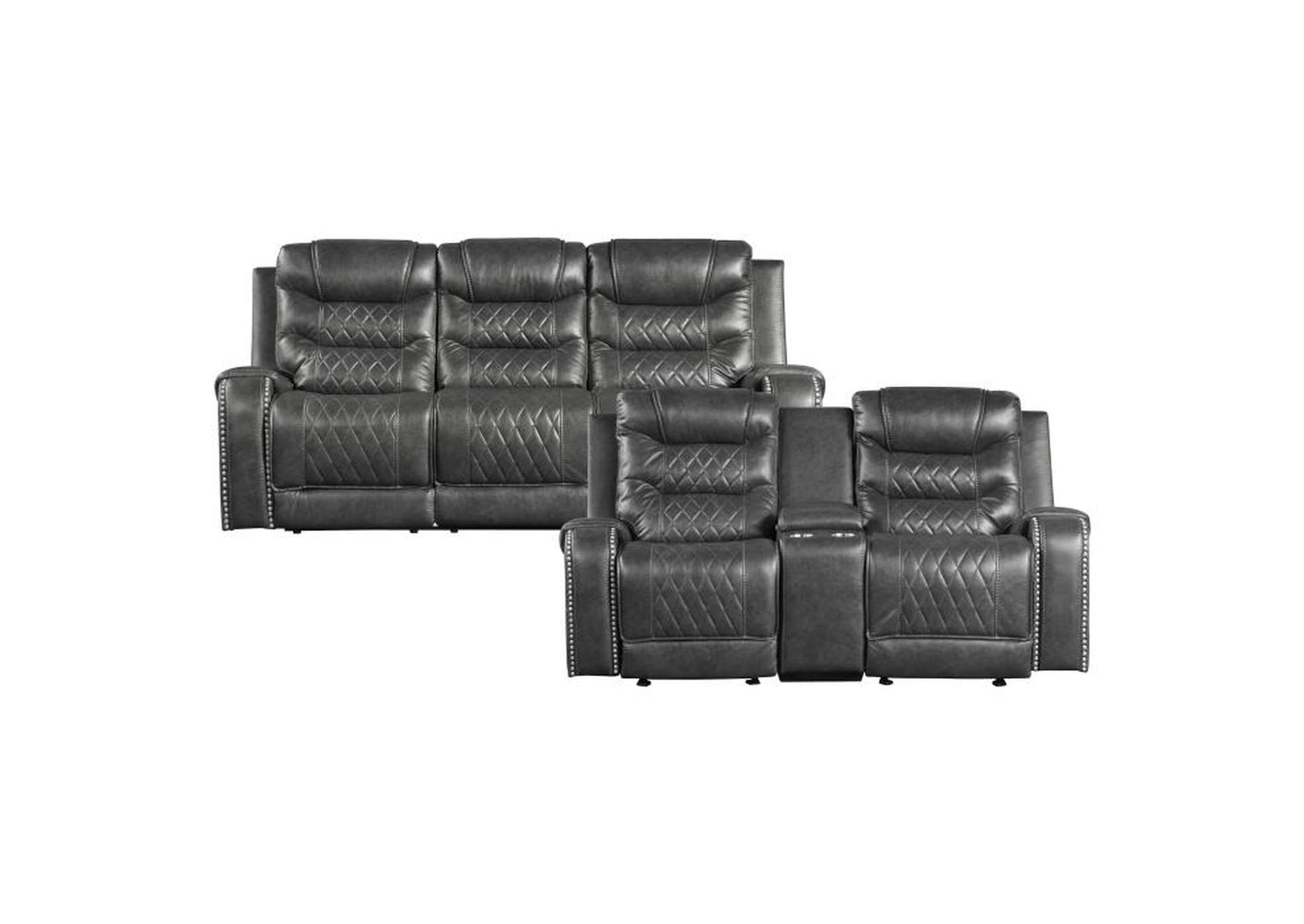 Putnam 2 Piece Sofa Set,Homelegance