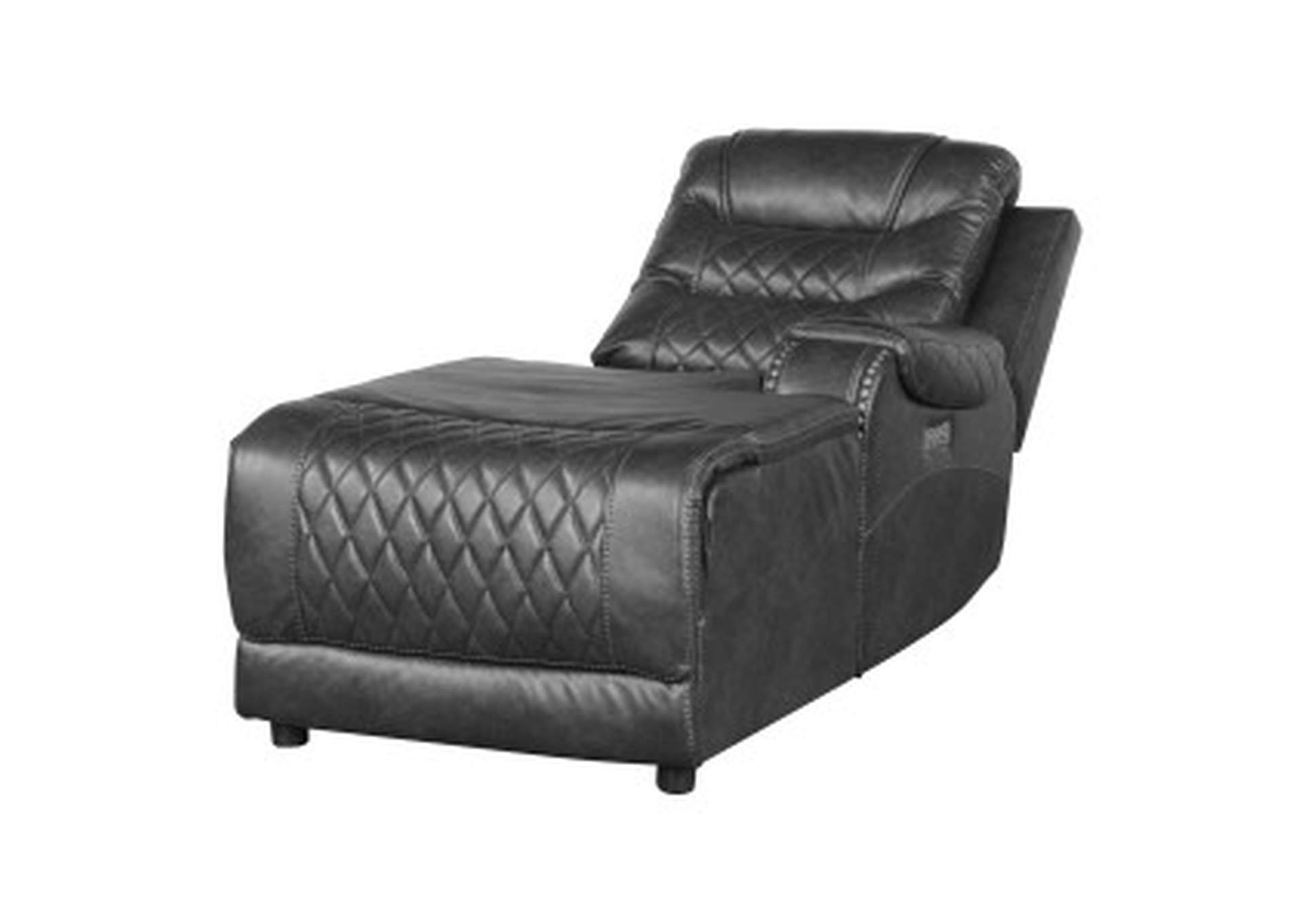 Putnam Power Right Side Reclining Chaise With Usb Port,Homelegance