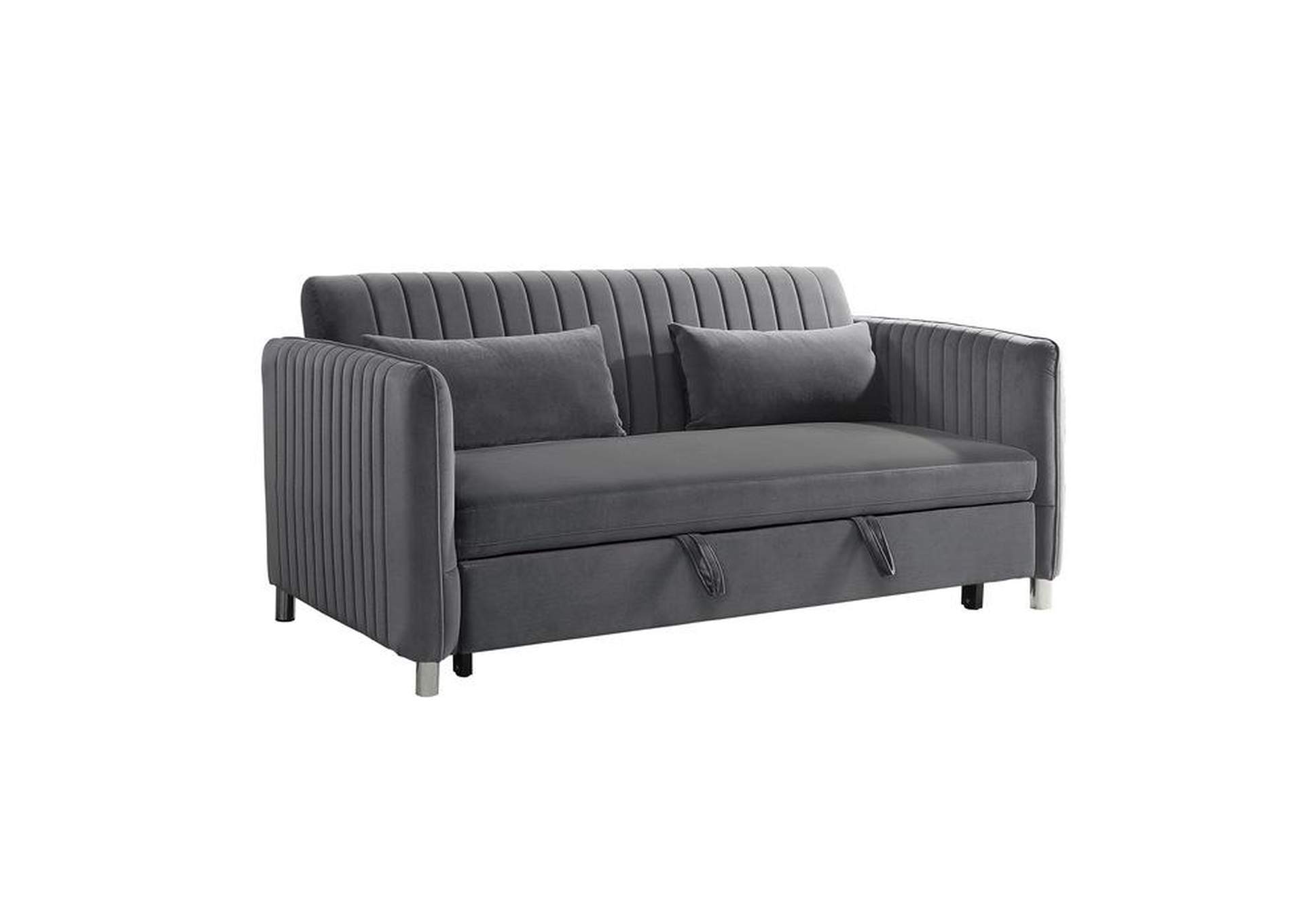 Greenway Convertible Studio Sofa with Pull-out Bed,Homelegance