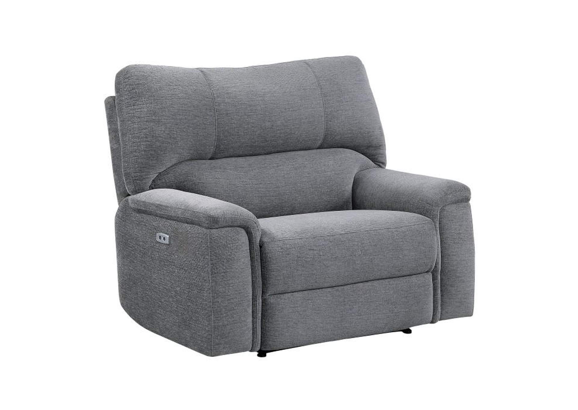 Dickinson Power Reclining Chair With Power Headrest,Homelegance