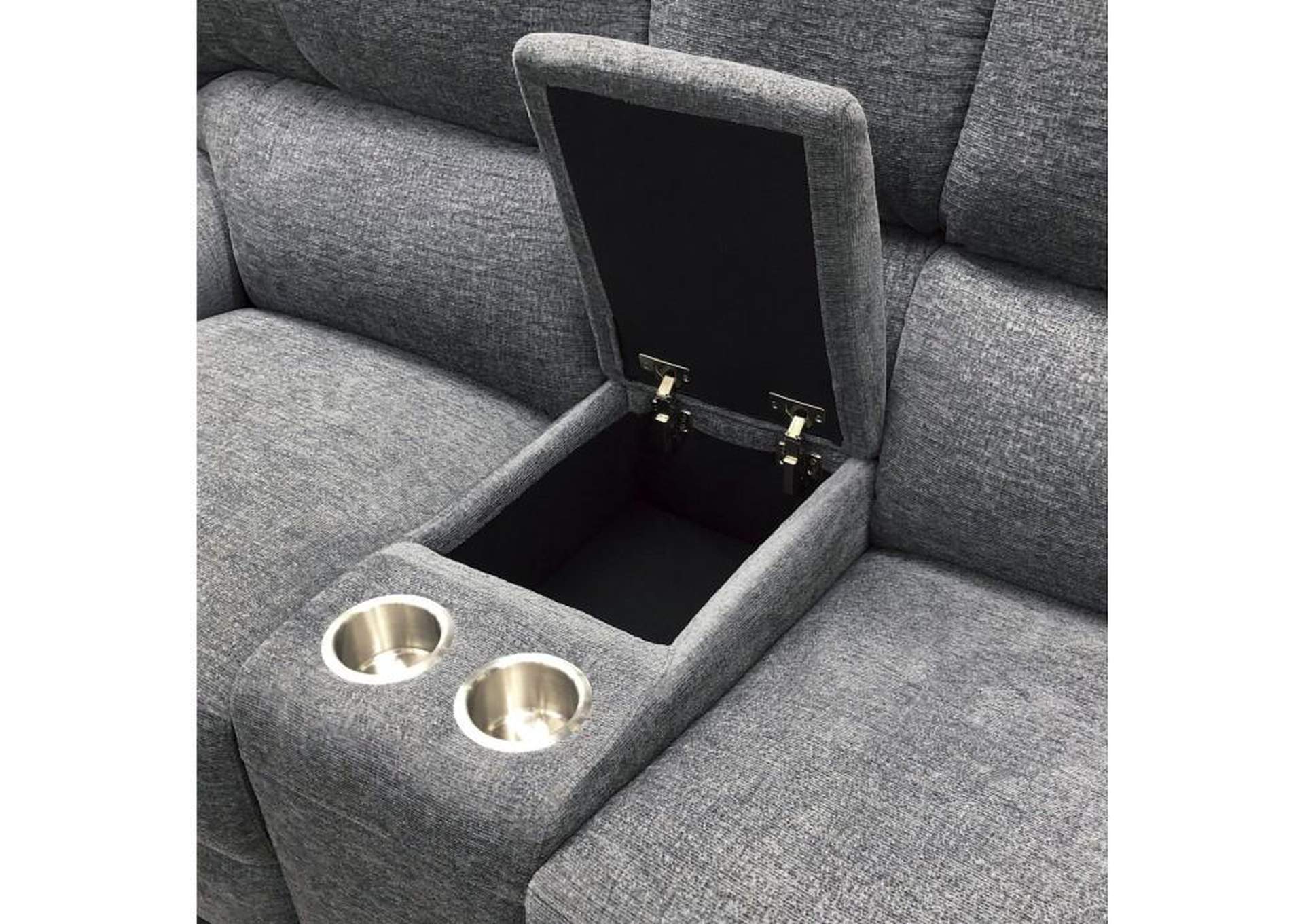 Dickinson Double Reclining Love Seat With Center Console,Homelegance