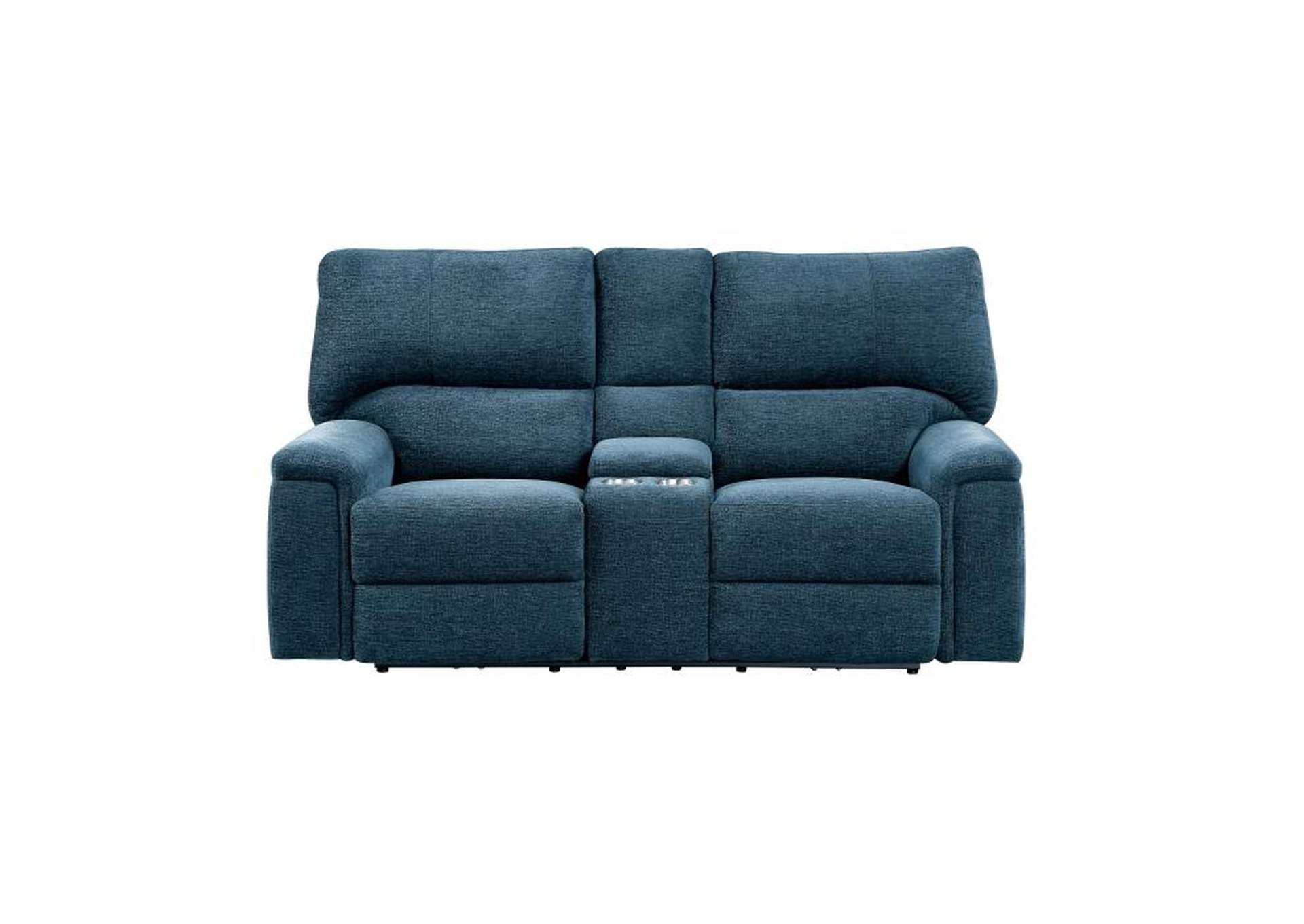 Dickinson Double Reclining Love Seat With Center Console,Homelegance