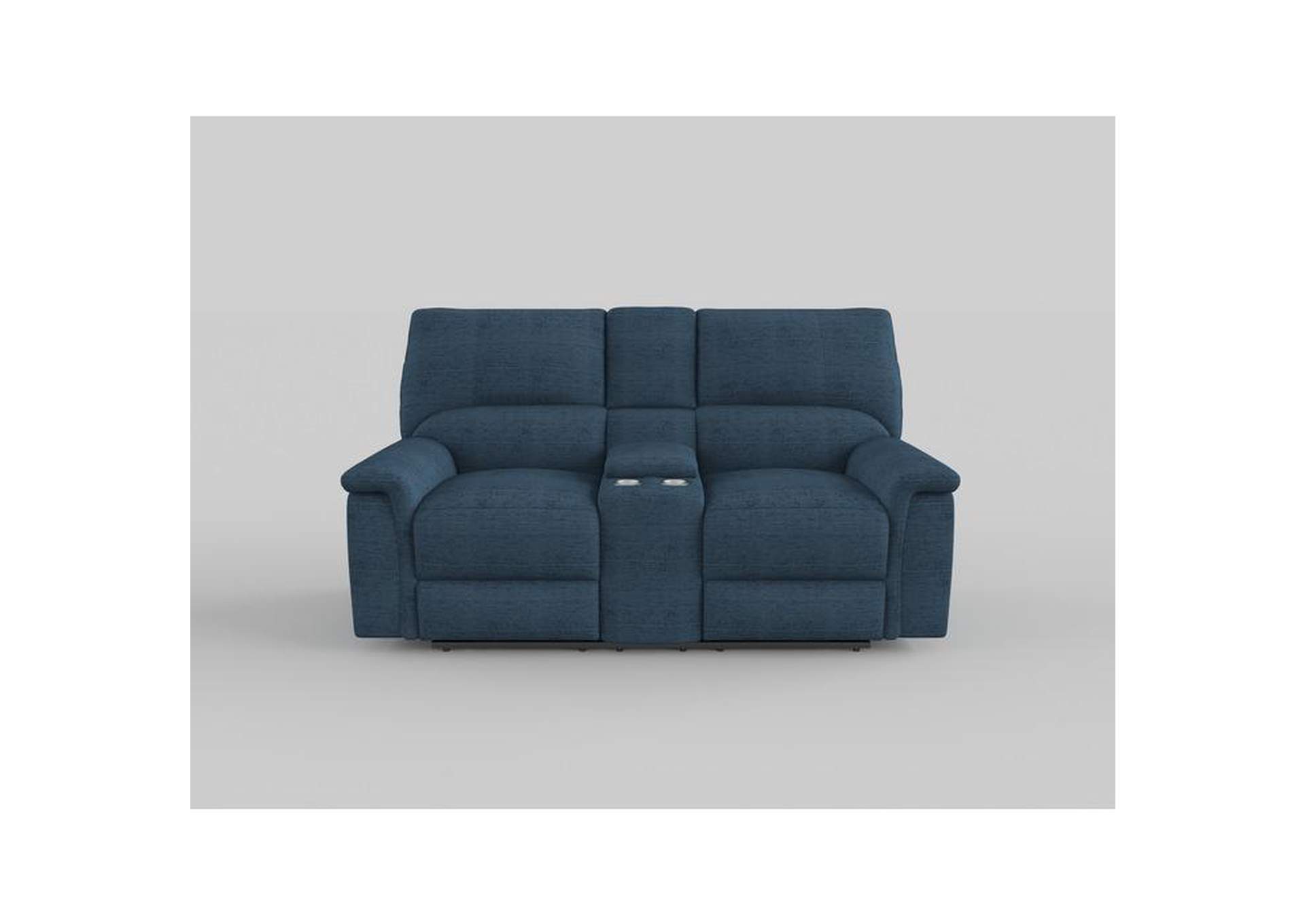 Dickinson Power Double Reclining Love Seat With Center Console And Power Headrests,Homelegance