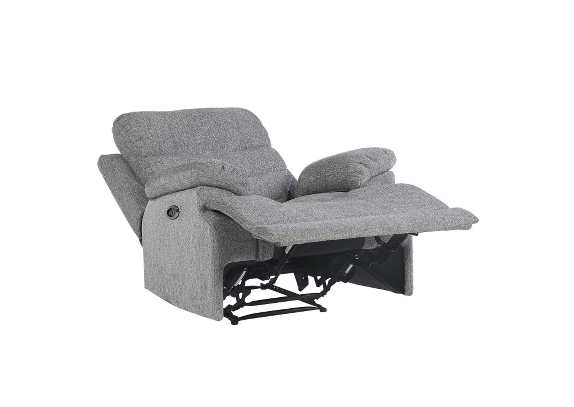 Sherbrook Power Reclining Chair with Power Headrest and USB Port,Homelegance