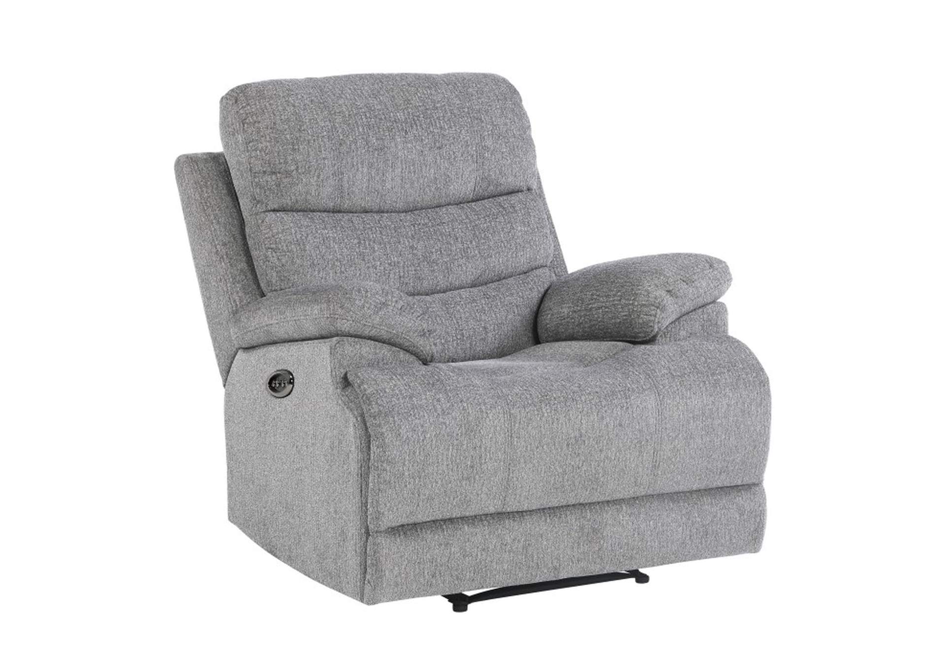 Sherbrook Power Reclining Chair with Power Headrest and USB Port,Homelegance