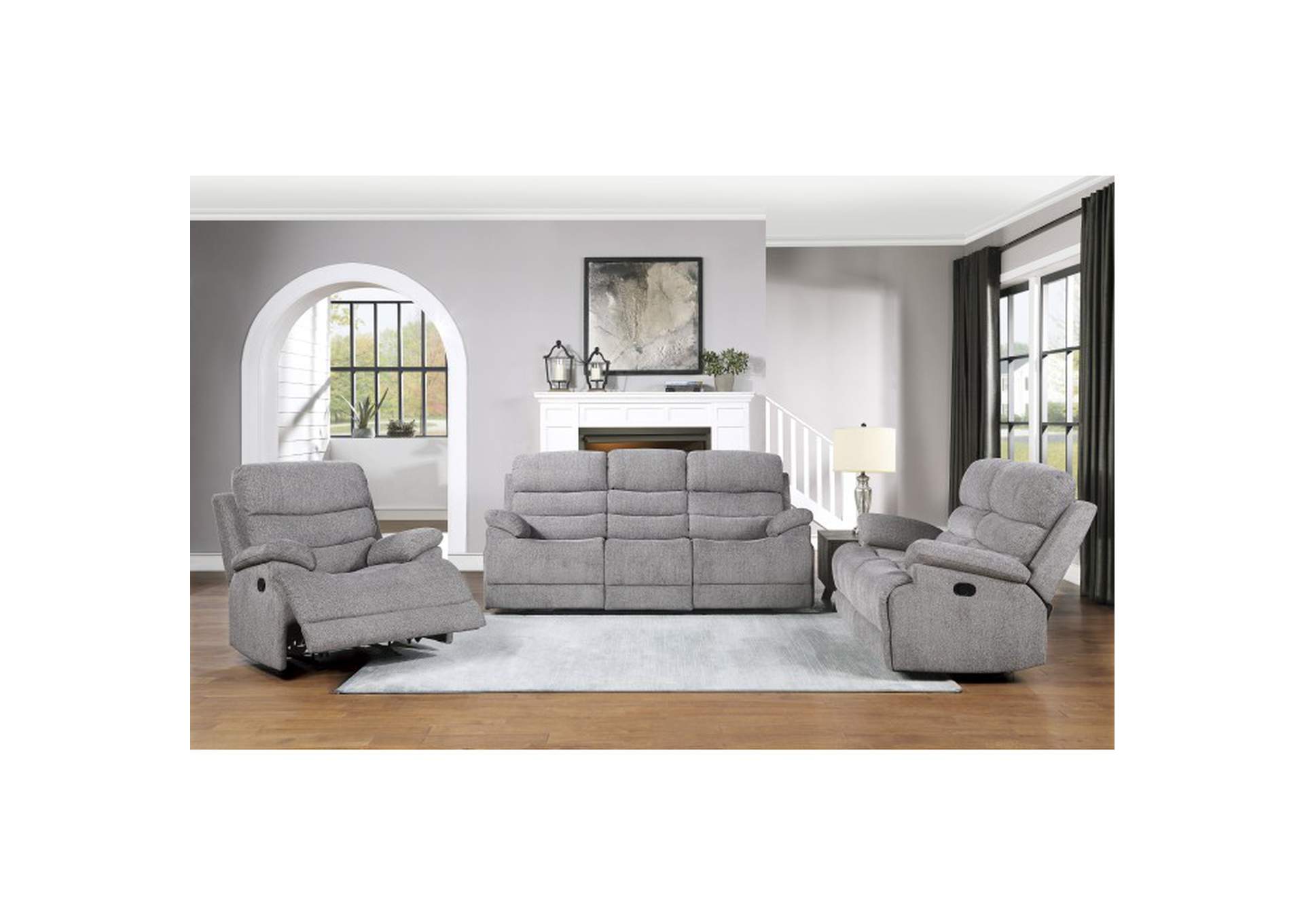 Sherbrook Double Reclining Sofa,Homelegance