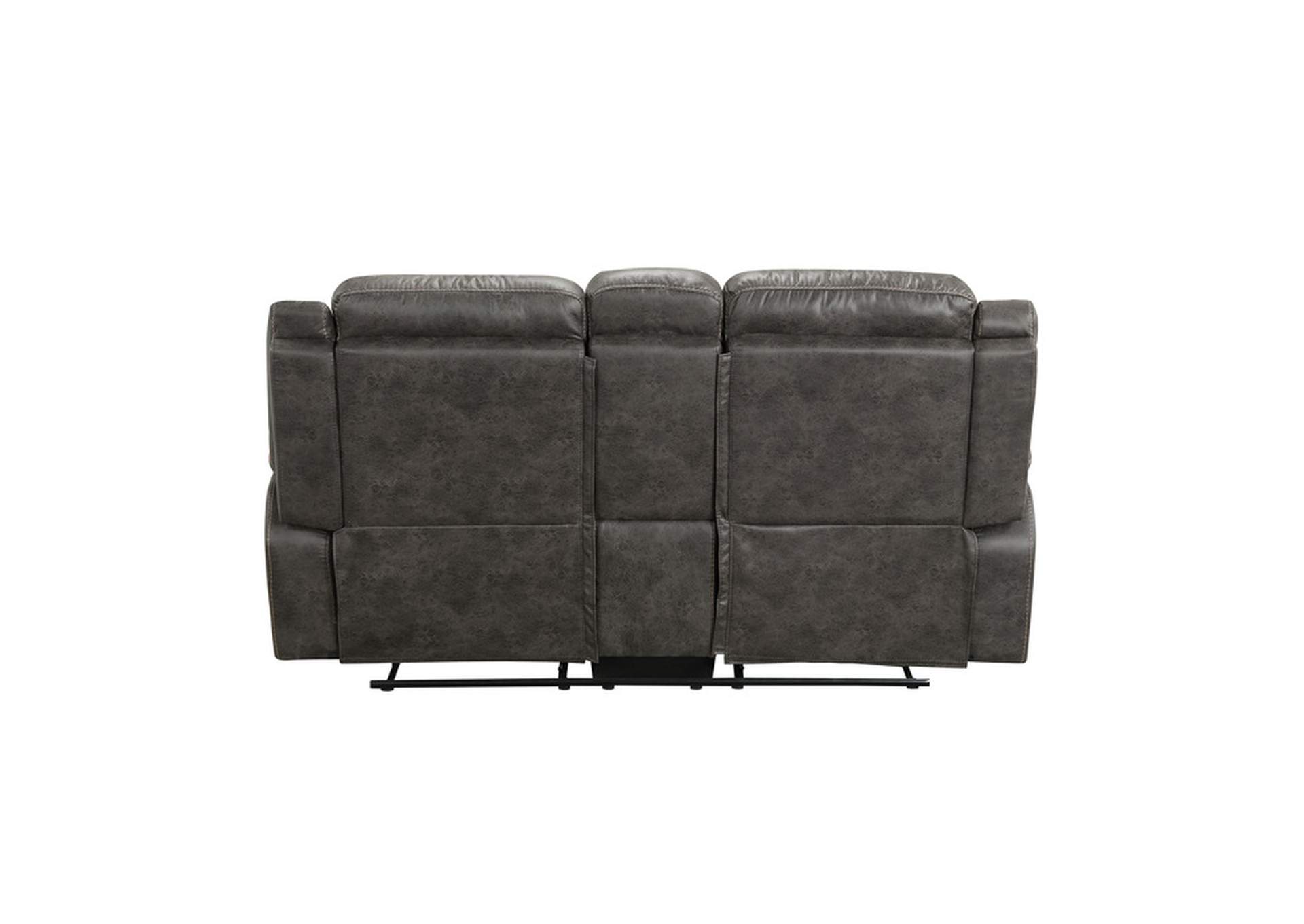 Boise Double Reclining Love Seat with Center Console,Homelegance