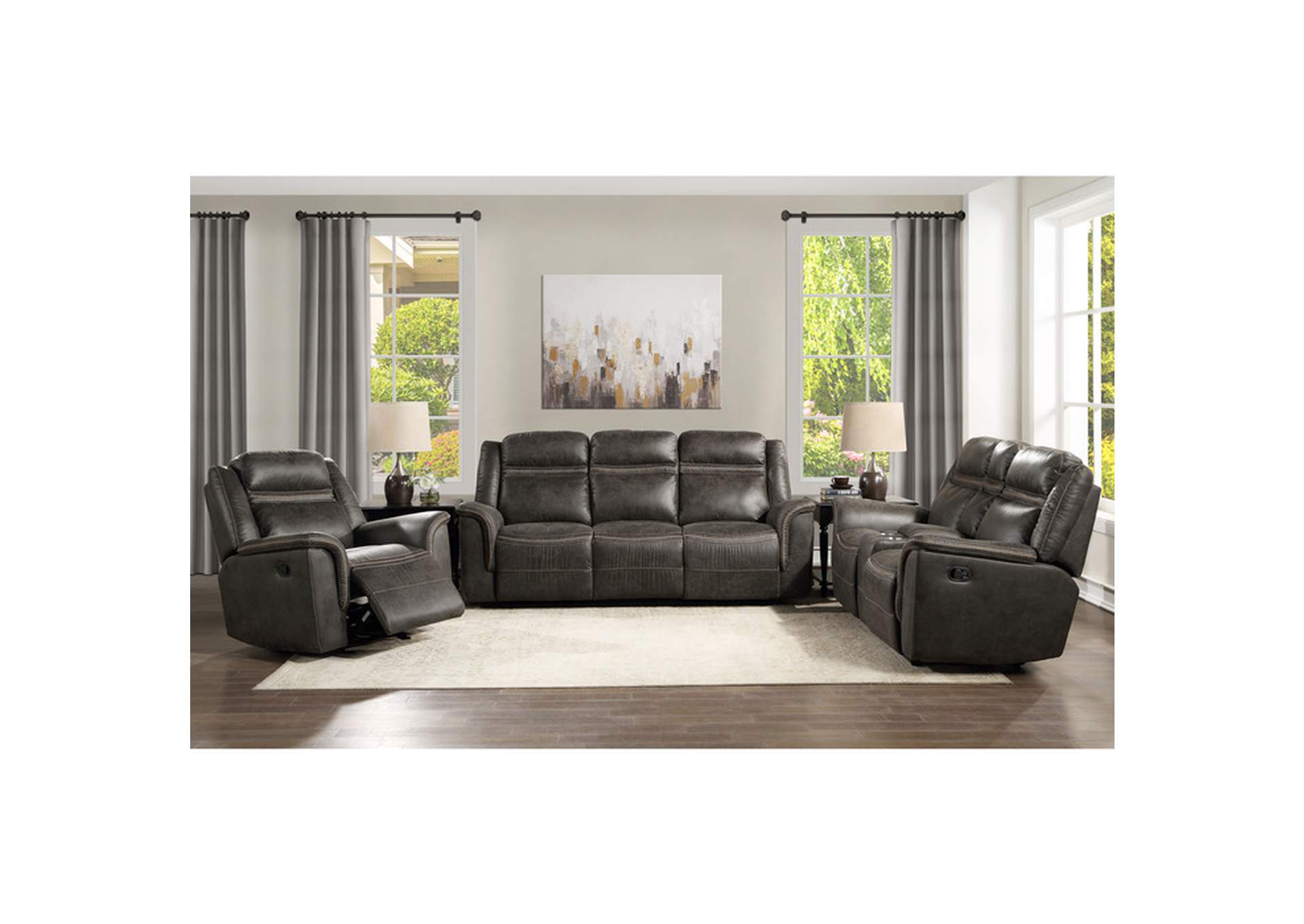 Boise Glider Reclining Chair,Homelegance