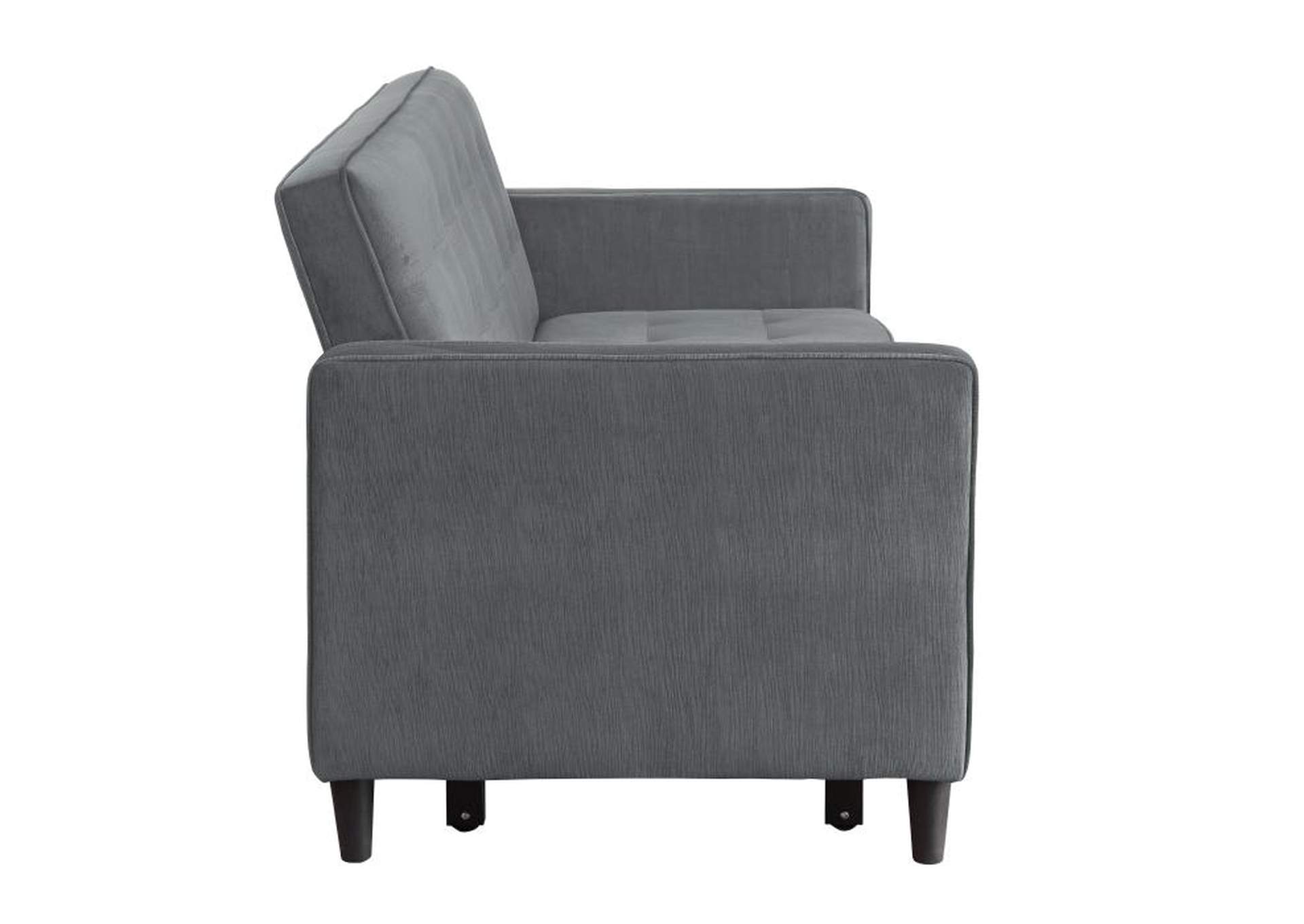 Strader Convertible Studio Sofa with Pull-out Bed,Homelegance