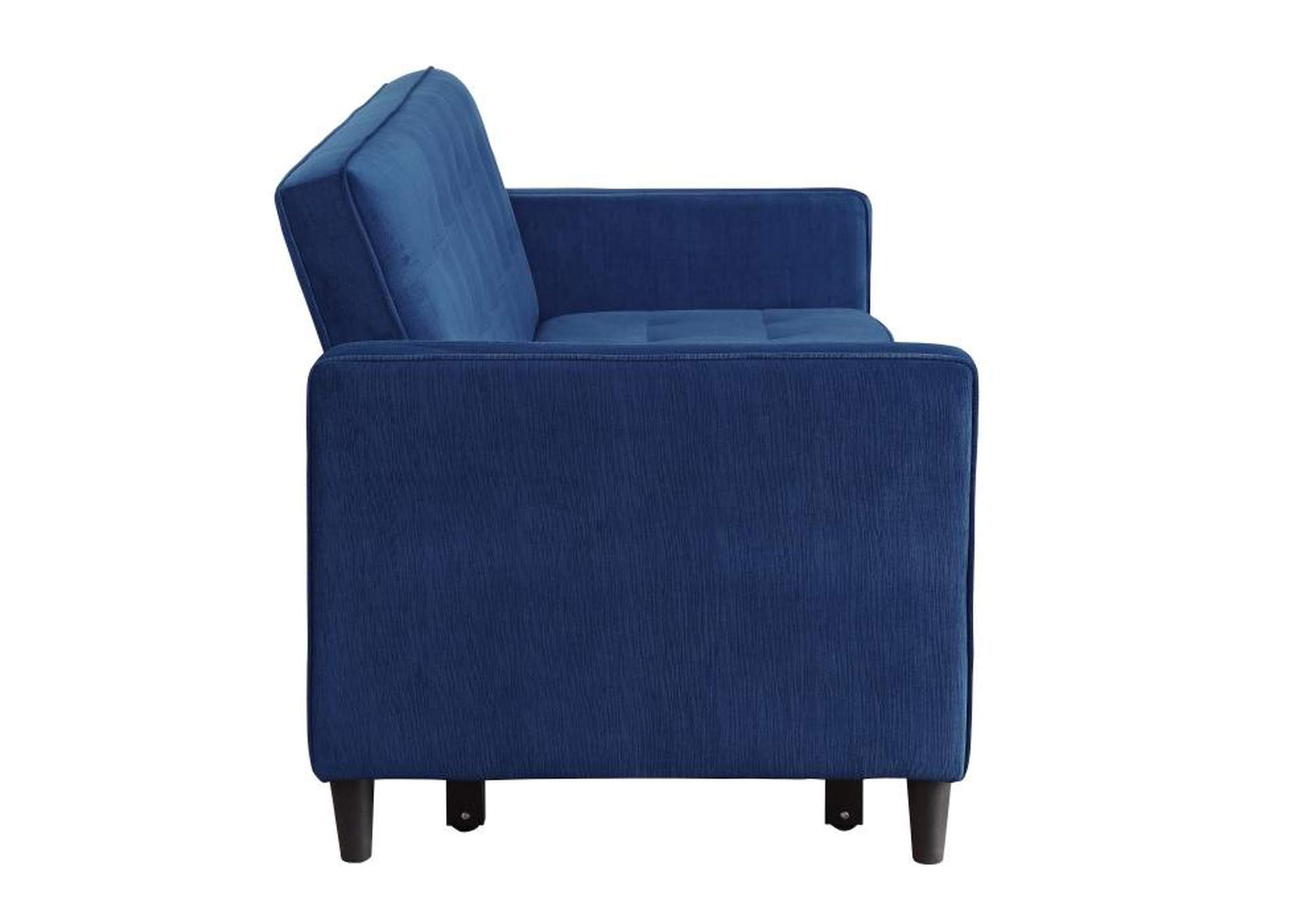 Strader Convertible Studio Sofa with Pull-out Bed,Homelegance