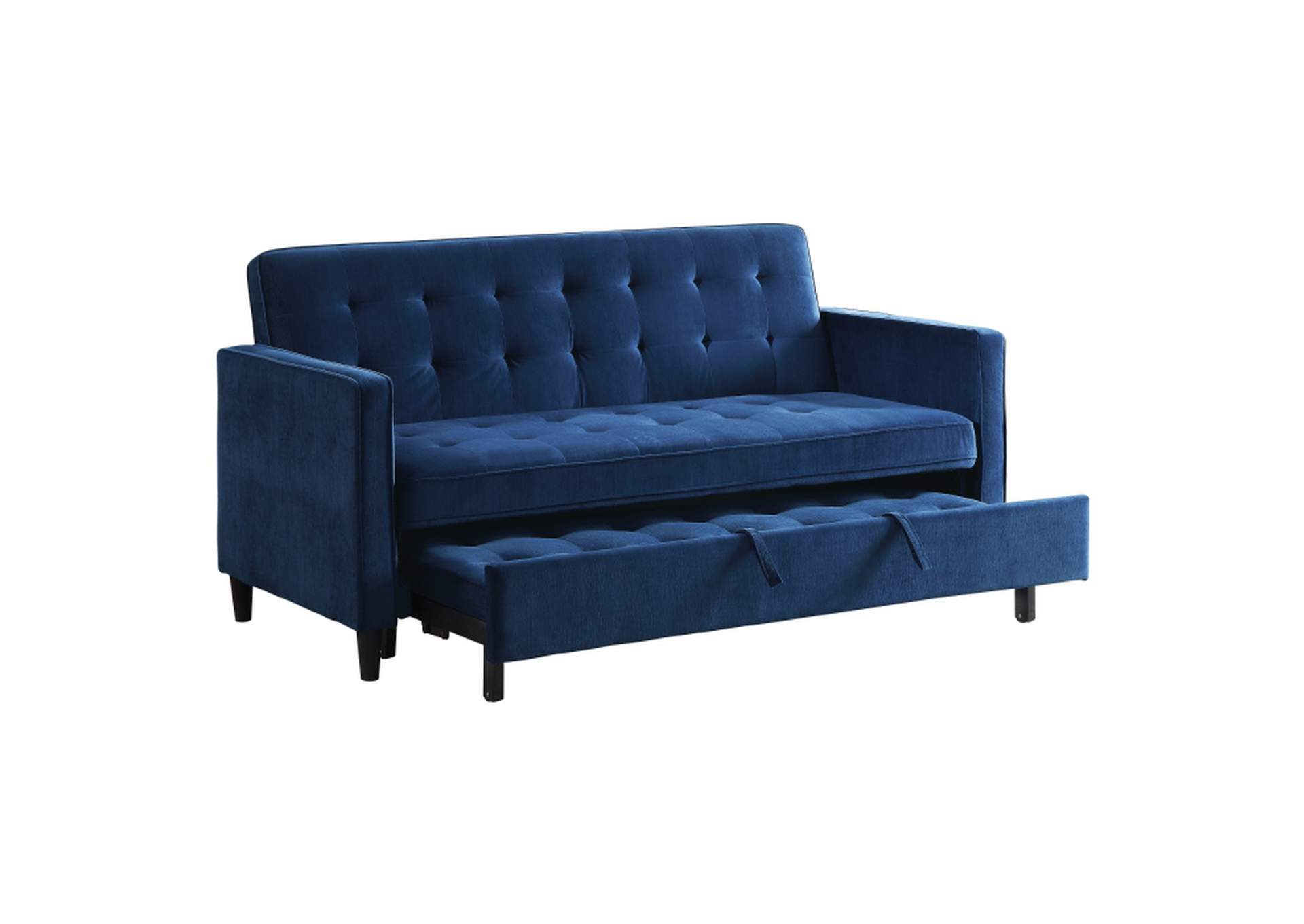 Strader Convertible Studio Sofa with Pull-out Bed,Homelegance