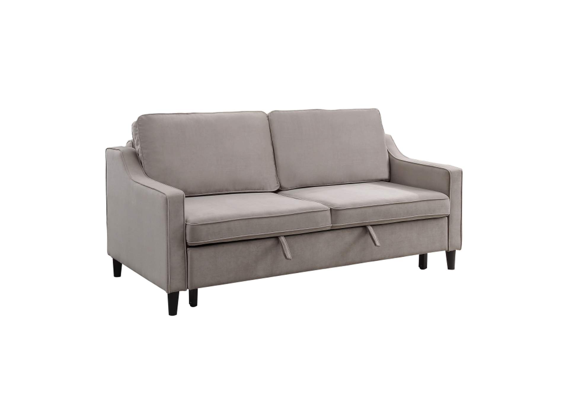 Adelia Convertible Studio Sofa with Pull-out Bed,Homelegance