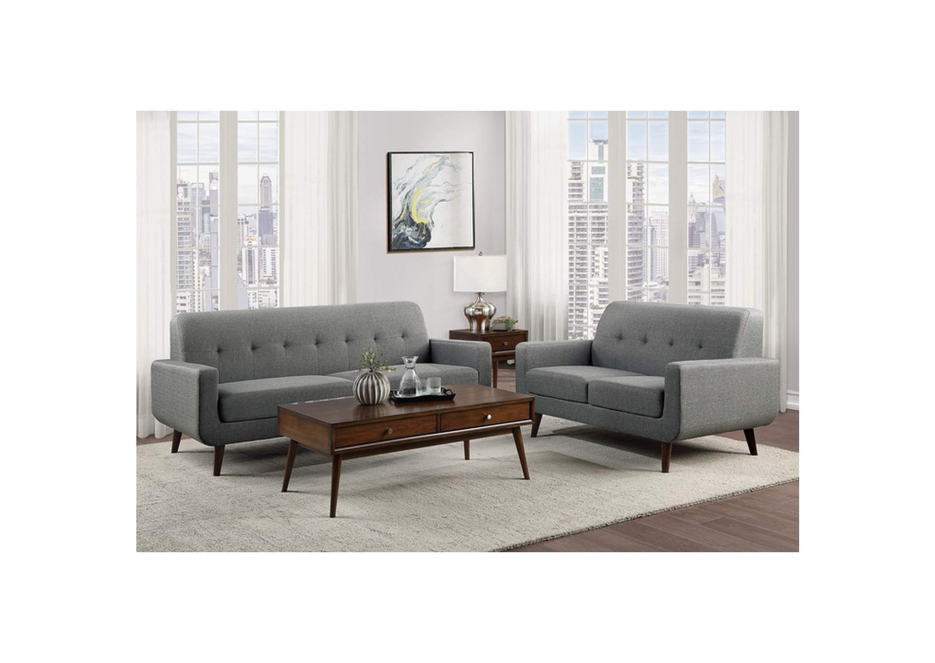 Fitch Love Seat,Homelegance