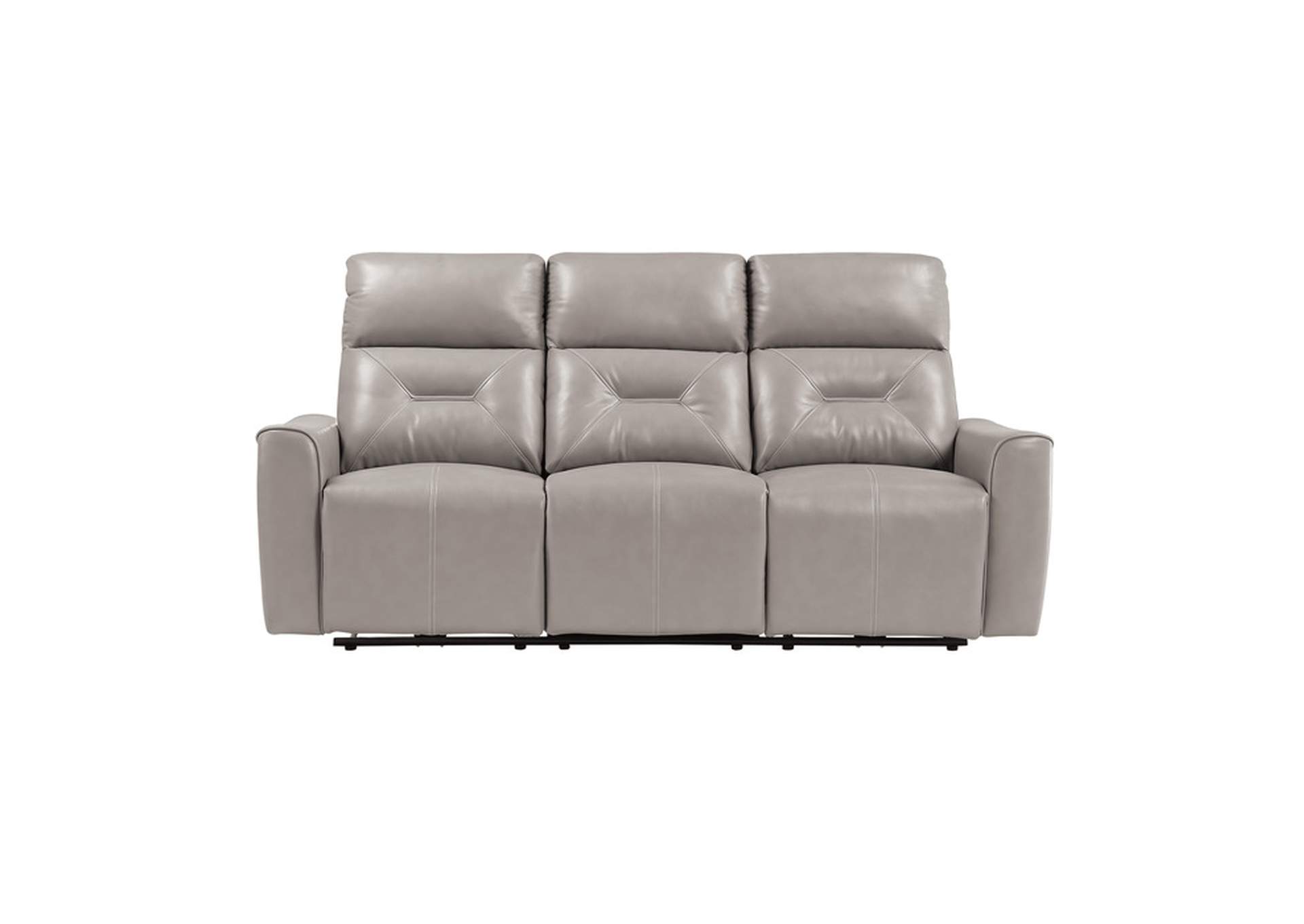 Burwell Power Double Reclining Sofa with USB Ports,Homelegance
