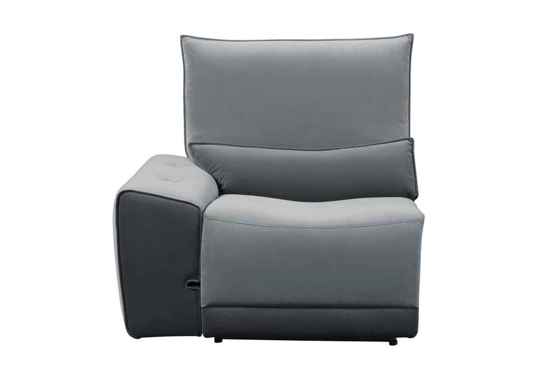 Helix Power Left Side Reclining Chair With Adjustable Headrest,Homelegance