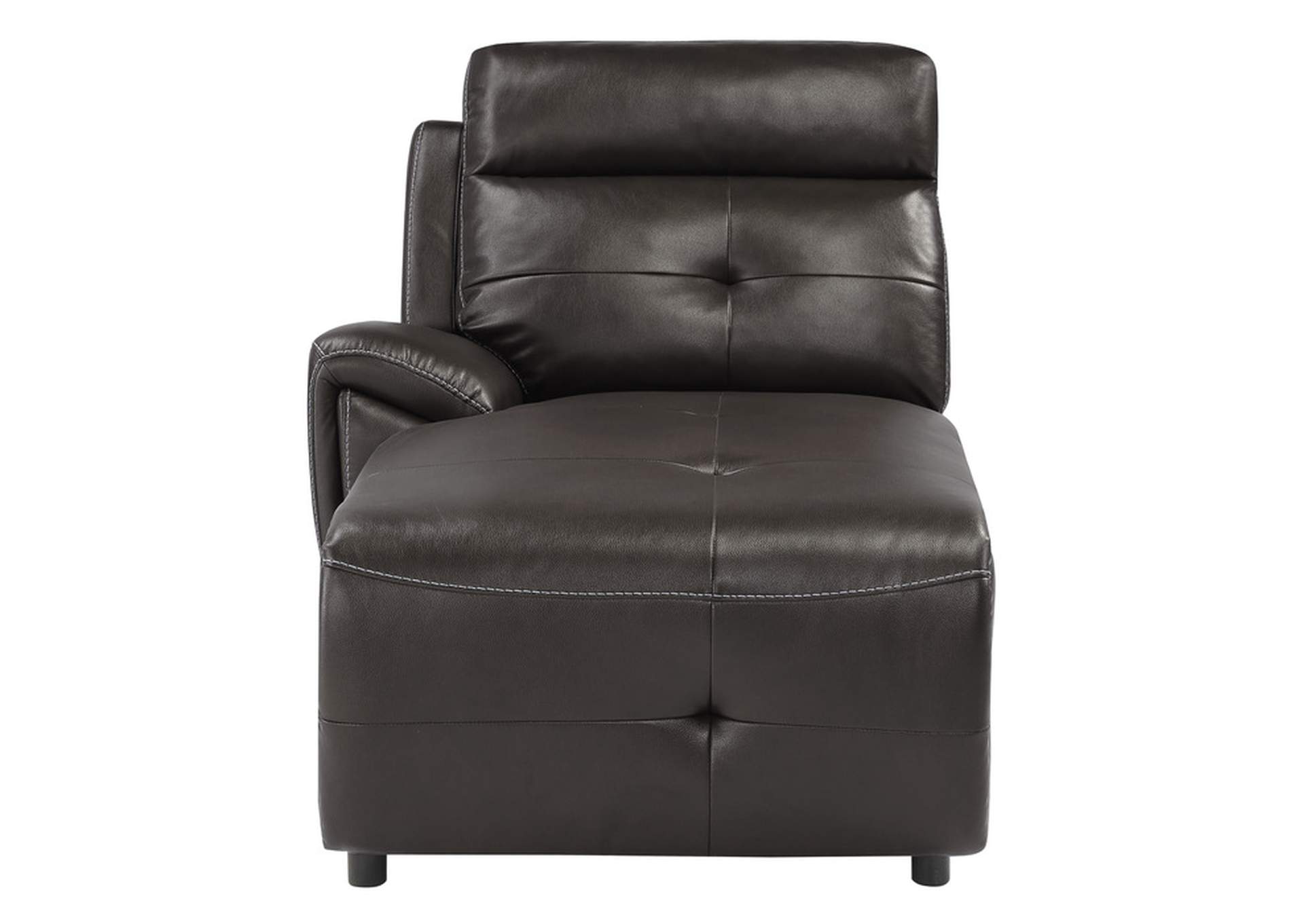 Avenue Left Side Chaise, Push Back Recliner,Homelegance