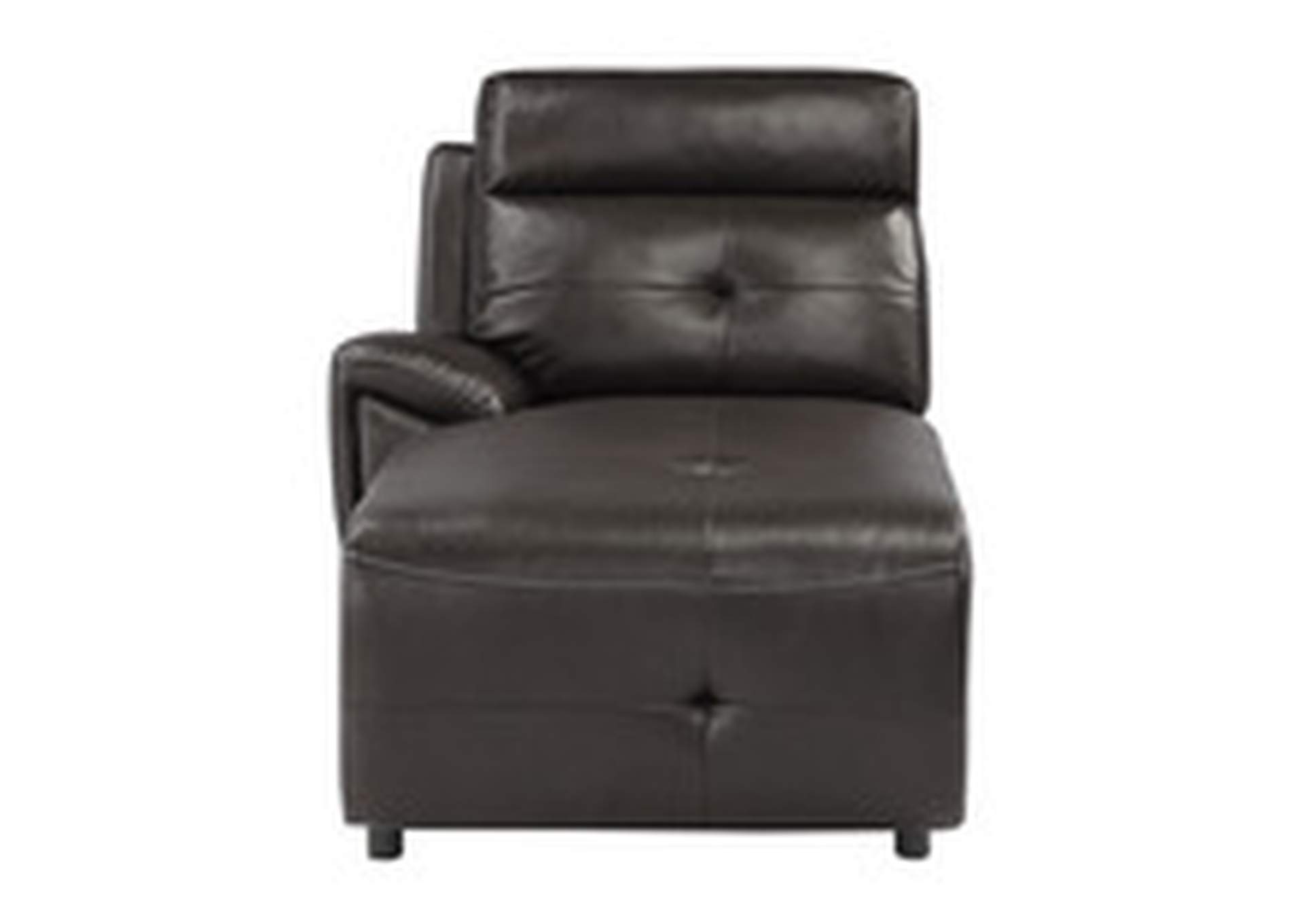 Avenue Left Side Chaise, Push Back Recliner,Homelegance