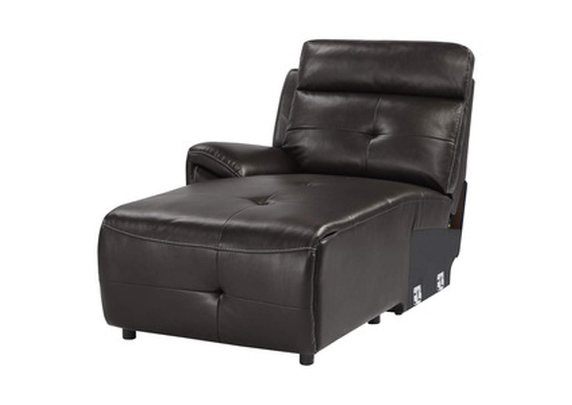 Avenue Left Side Chaise, Push Back Recliner,Homelegance