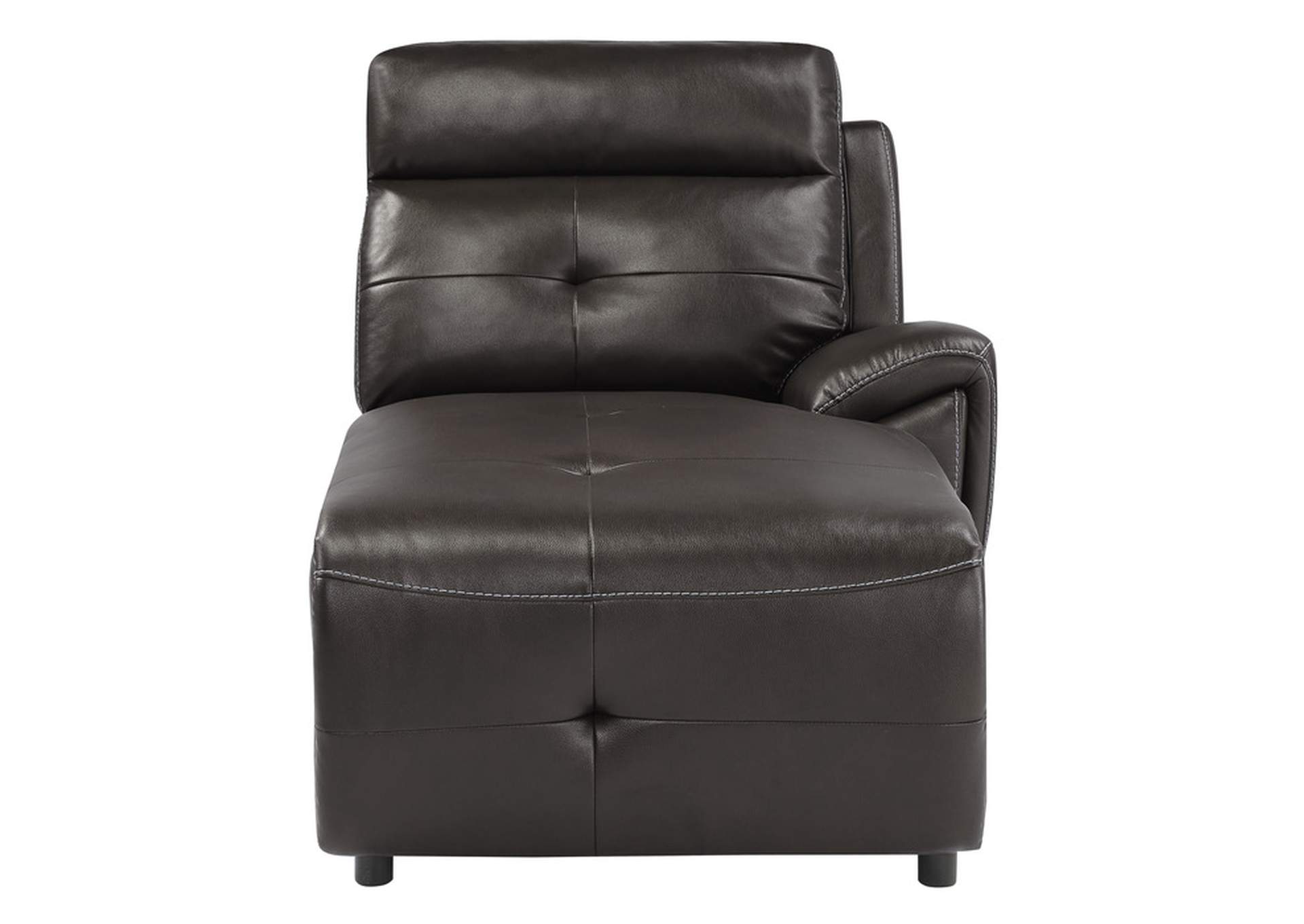 Avenue Right Side Chaise, Push Back Recliner,Homelegance