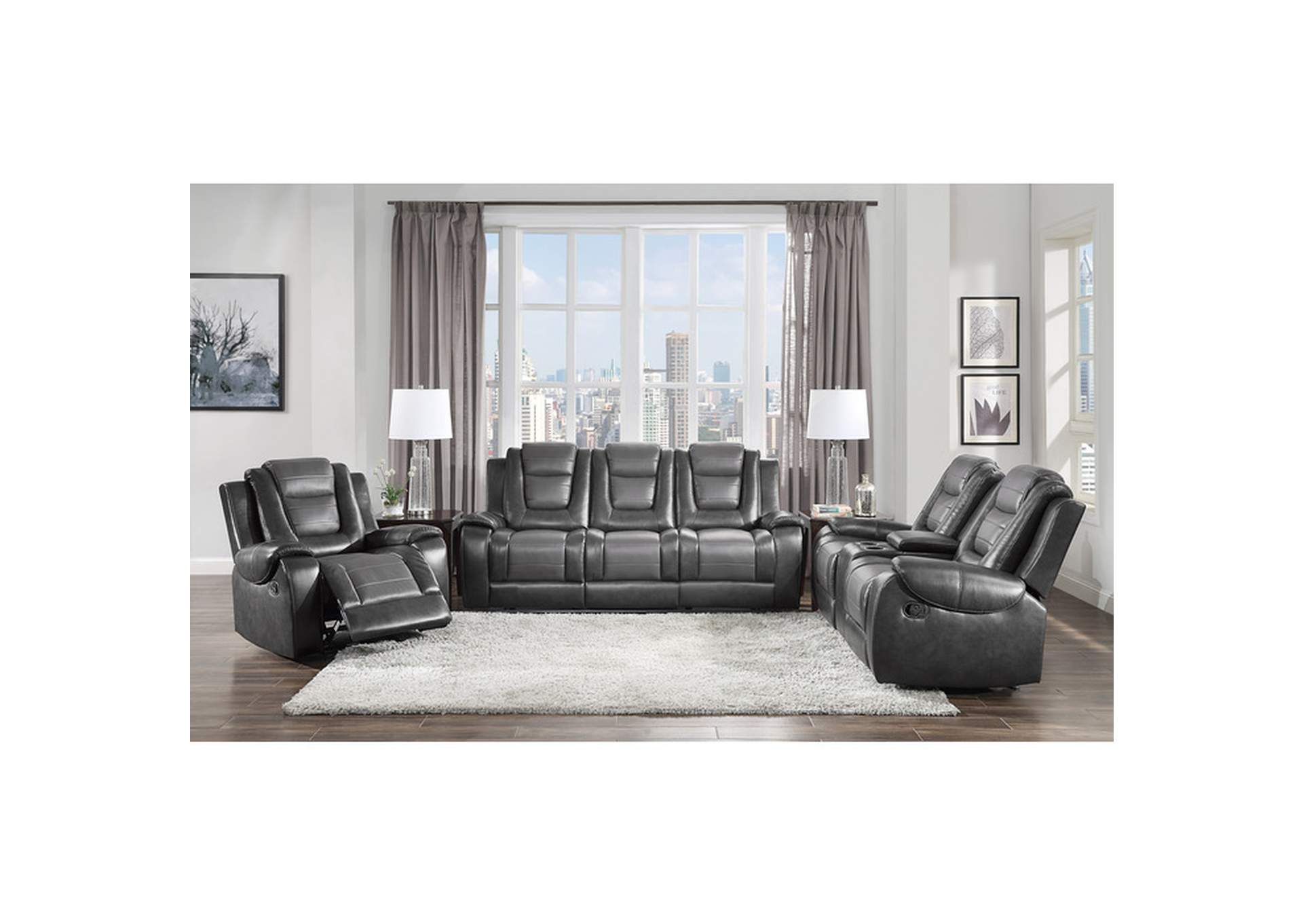 Briscoe Glider Reclining Chair,Homelegance