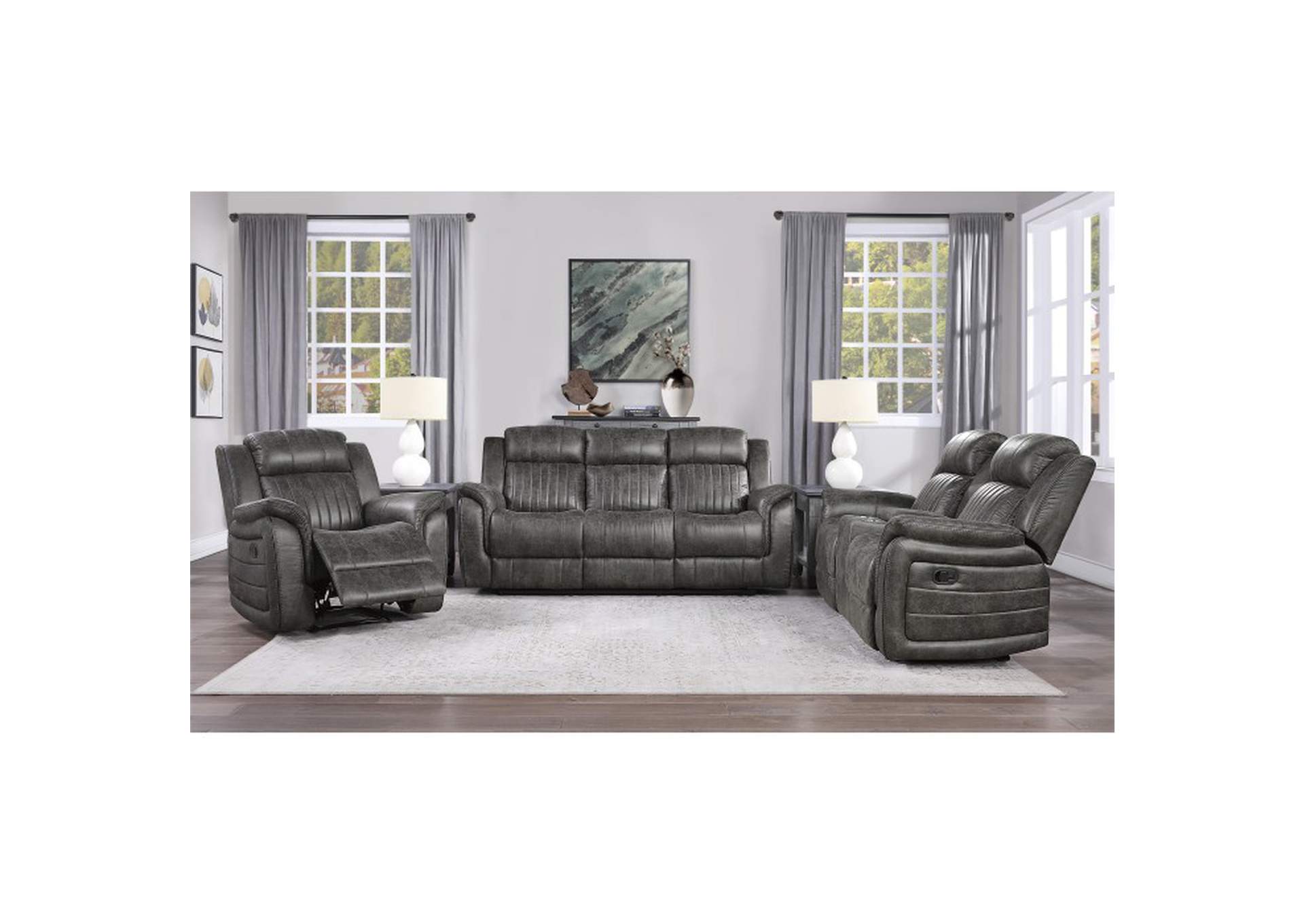 Centeroak 2 Piece Sofa Set,Homelegance