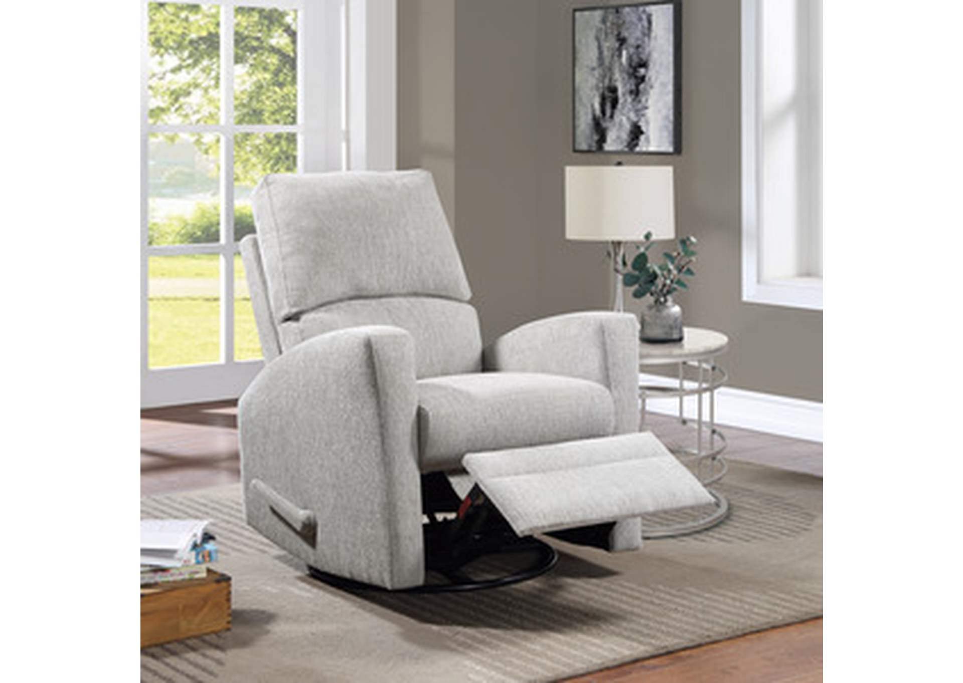 Colrich Swivel Glider Reclining Chair,Homelegance