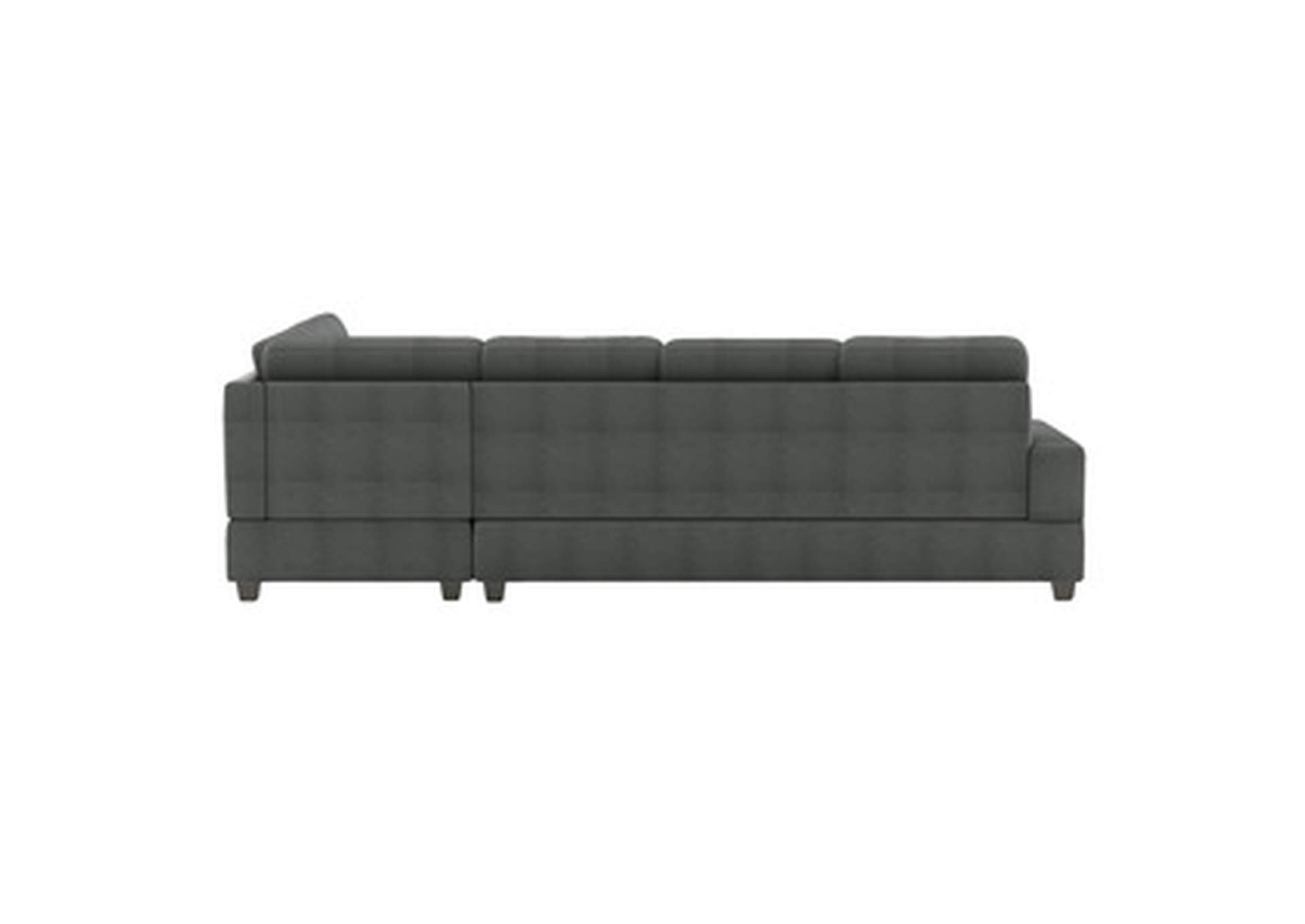 3-Piece Reversible Sectional With Ottoman,Homelegance