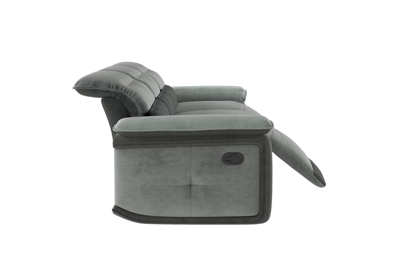 2-Tone Double Reclining Sofa,Homelegance