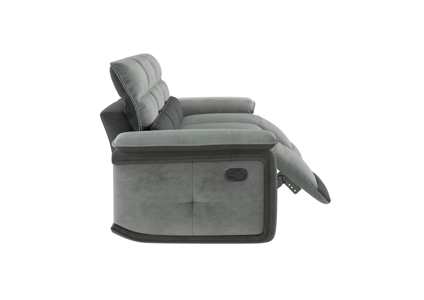 2-Tone Double Reclining Sofa,Homelegance