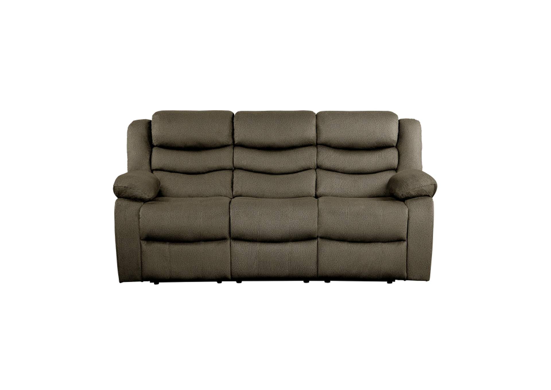 Discus Double Reclining Sofa,Homelegance